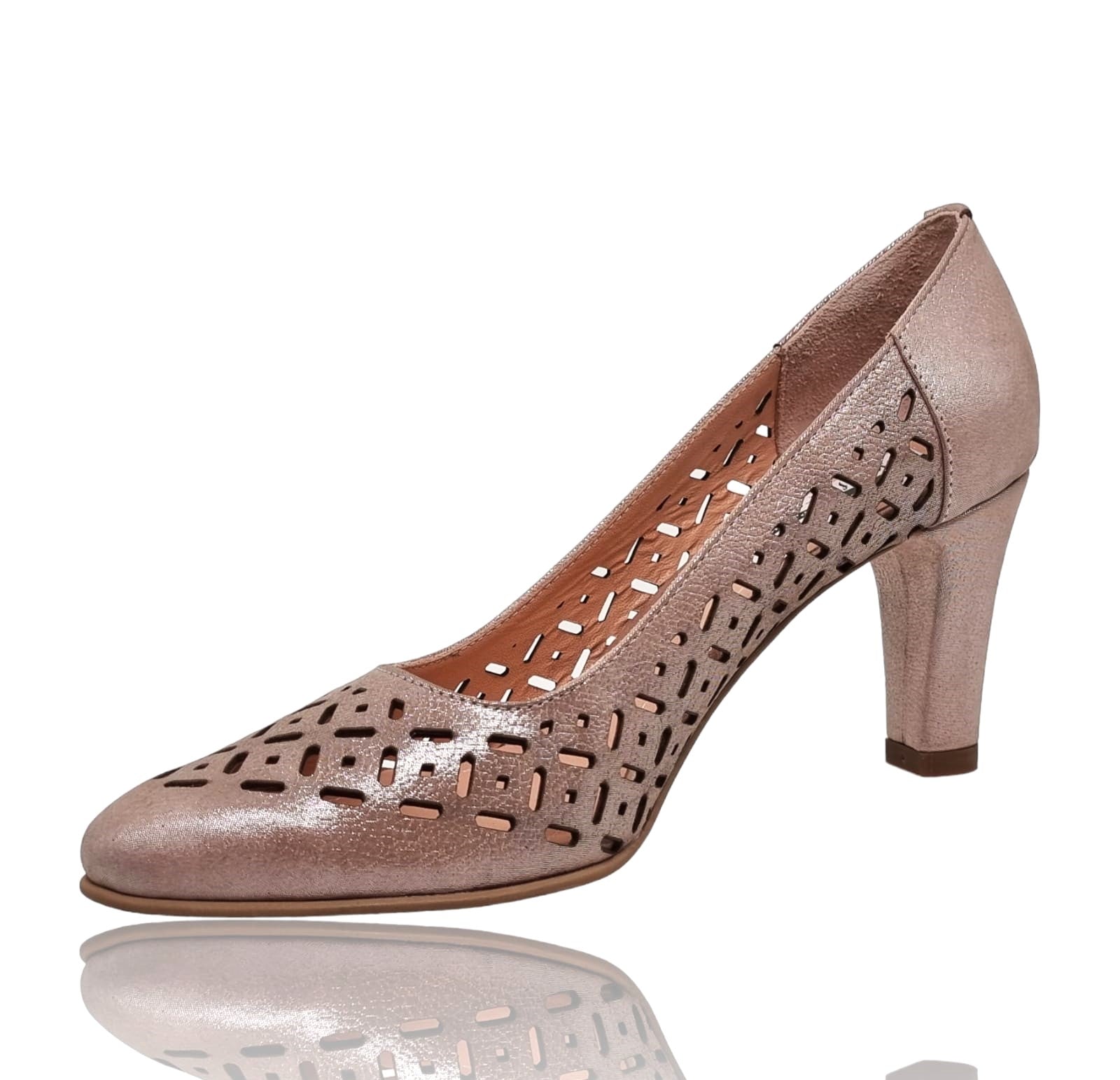 Pantofi Damă Eleganți Din Piele Naturală Nude 20663