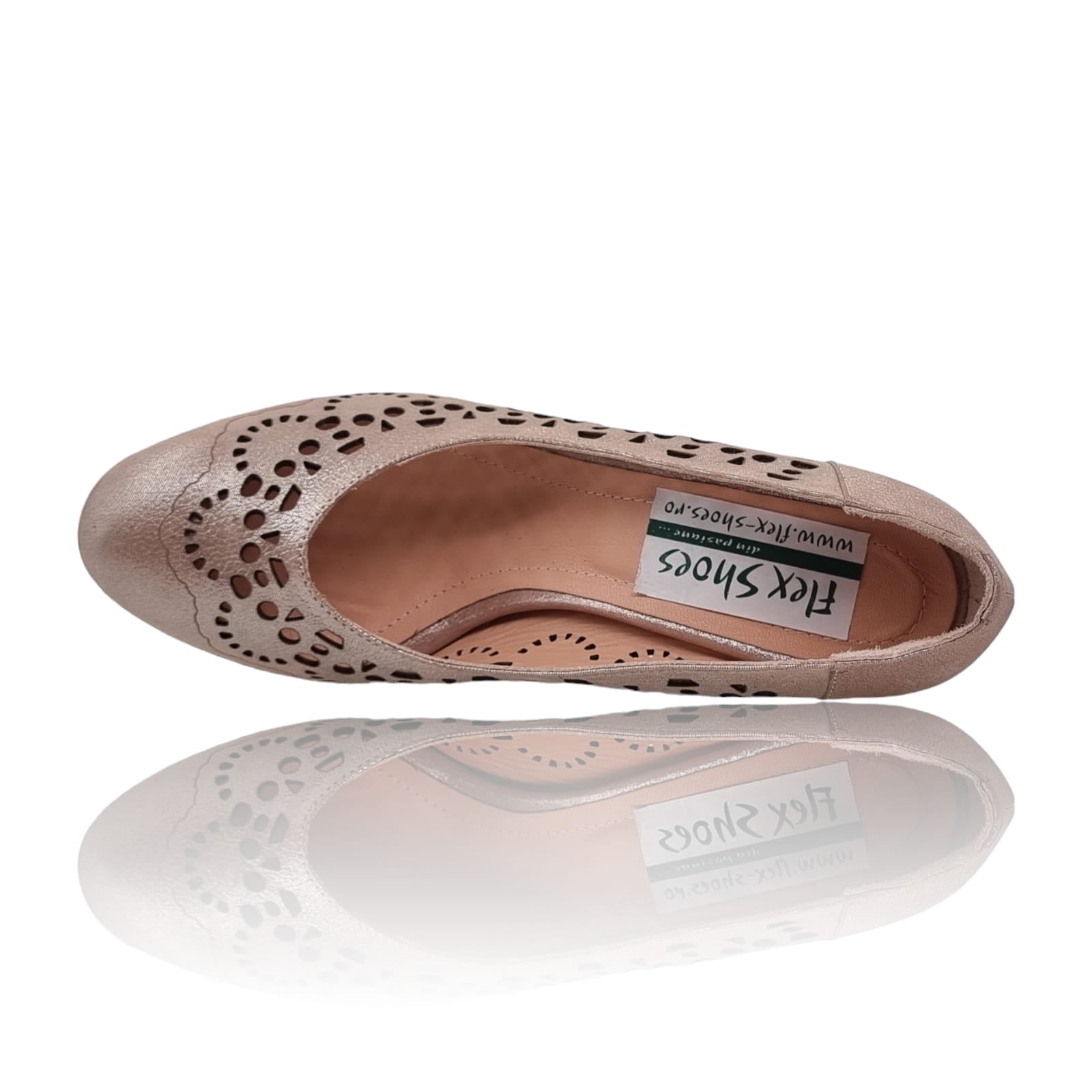 Pantofi Damă Eleganți Din Piele Naturală Nude 20670