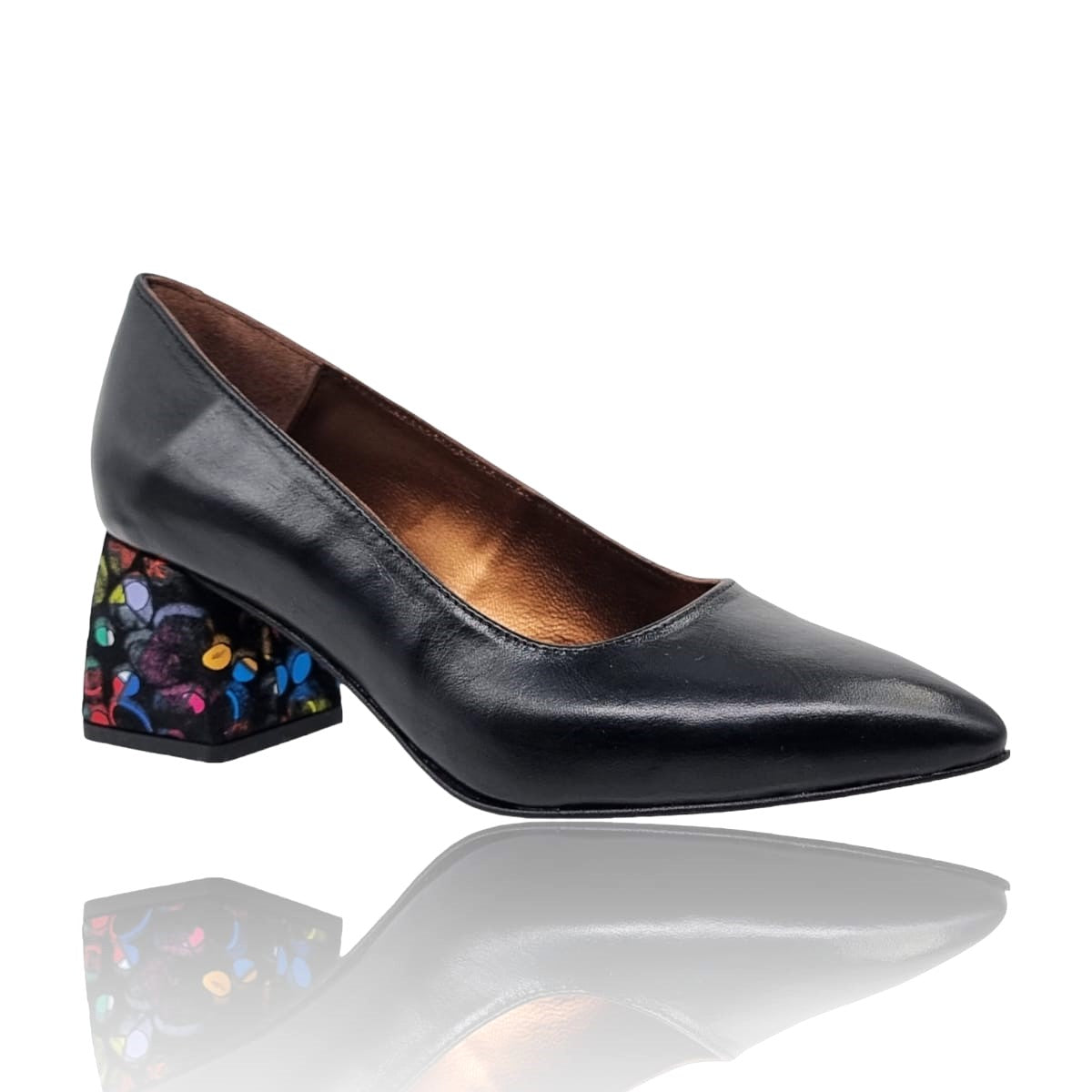 Pantofi Damă Eleganți Din Piele Naturală Neagră 20687