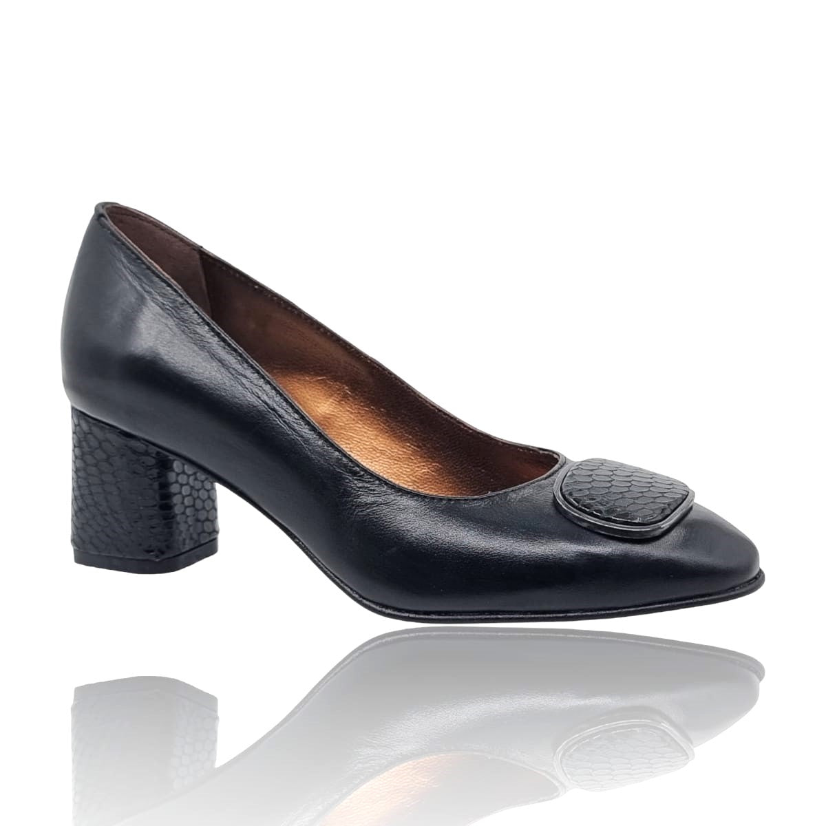 Pantofi Damă Eleganți Din Piele Naturală Neagră 20693