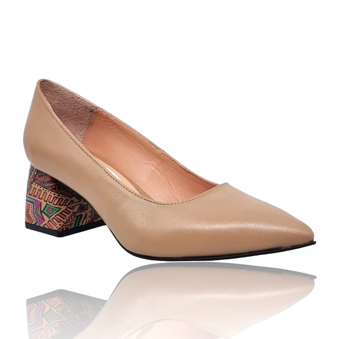 Pantofi Damă Eleganți Din Piele Naturală Capucino 20707