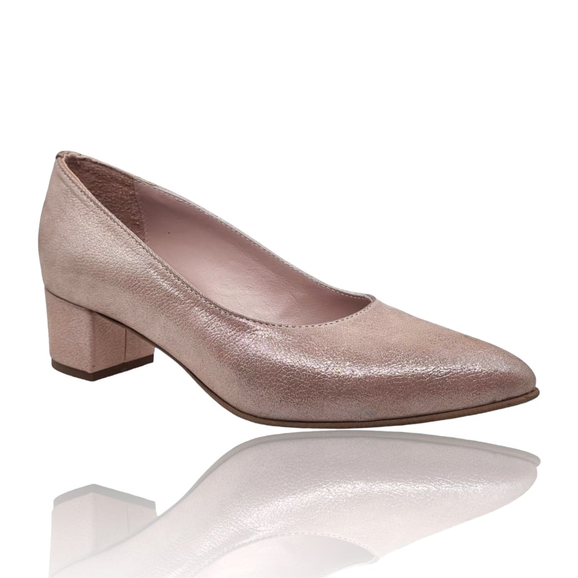 Pantofi Damă Eleganți Din Piele Naturală Nude 20712