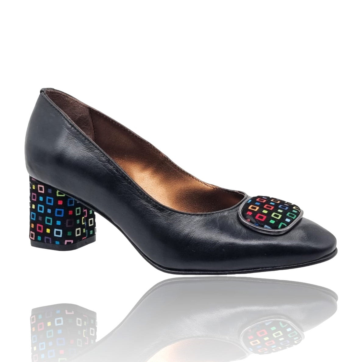 Pantofi Damă Eleganți Din Piele Naturală Neagră 20734