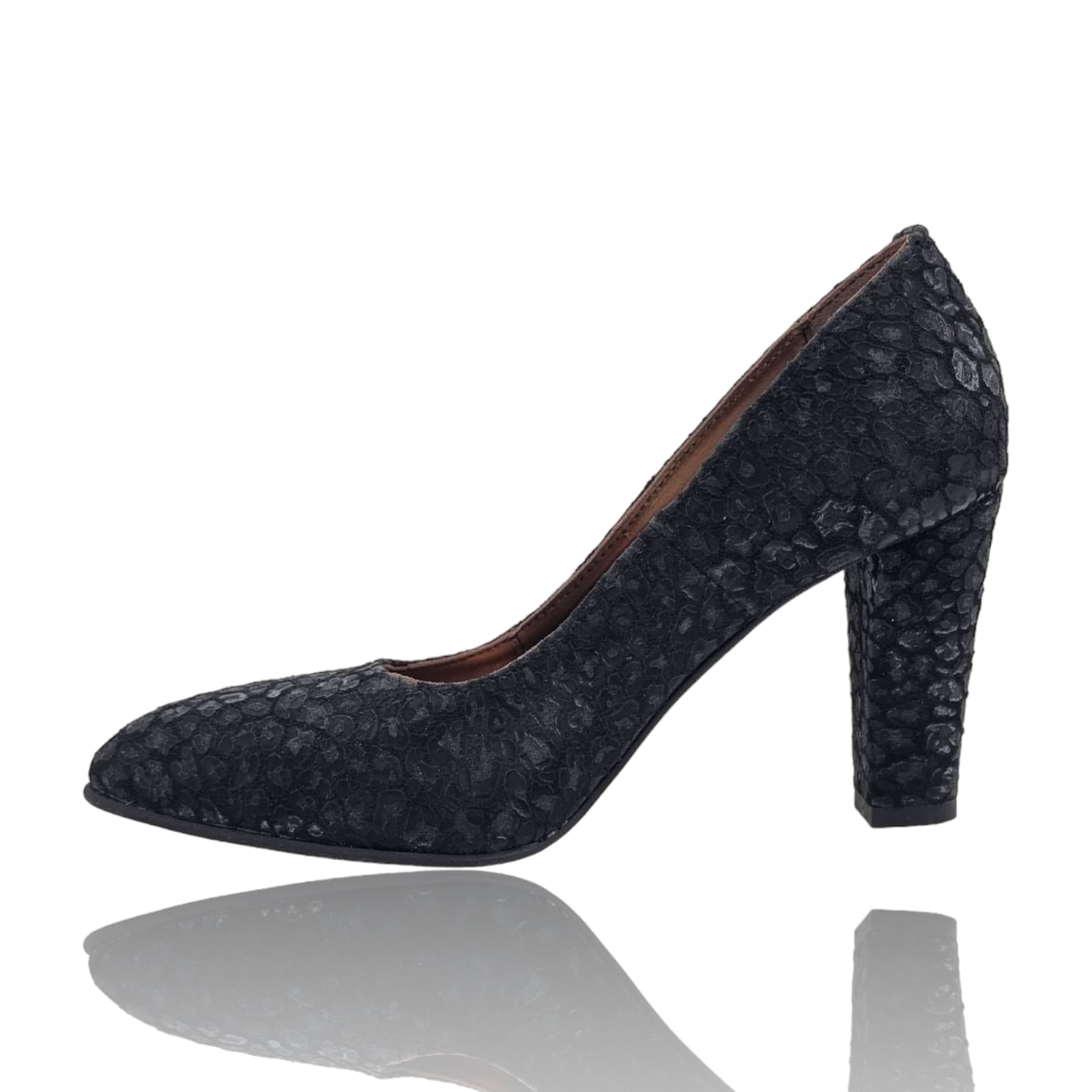Pantofi Damă Eleganți Din Piele Naturală Neagră 20736