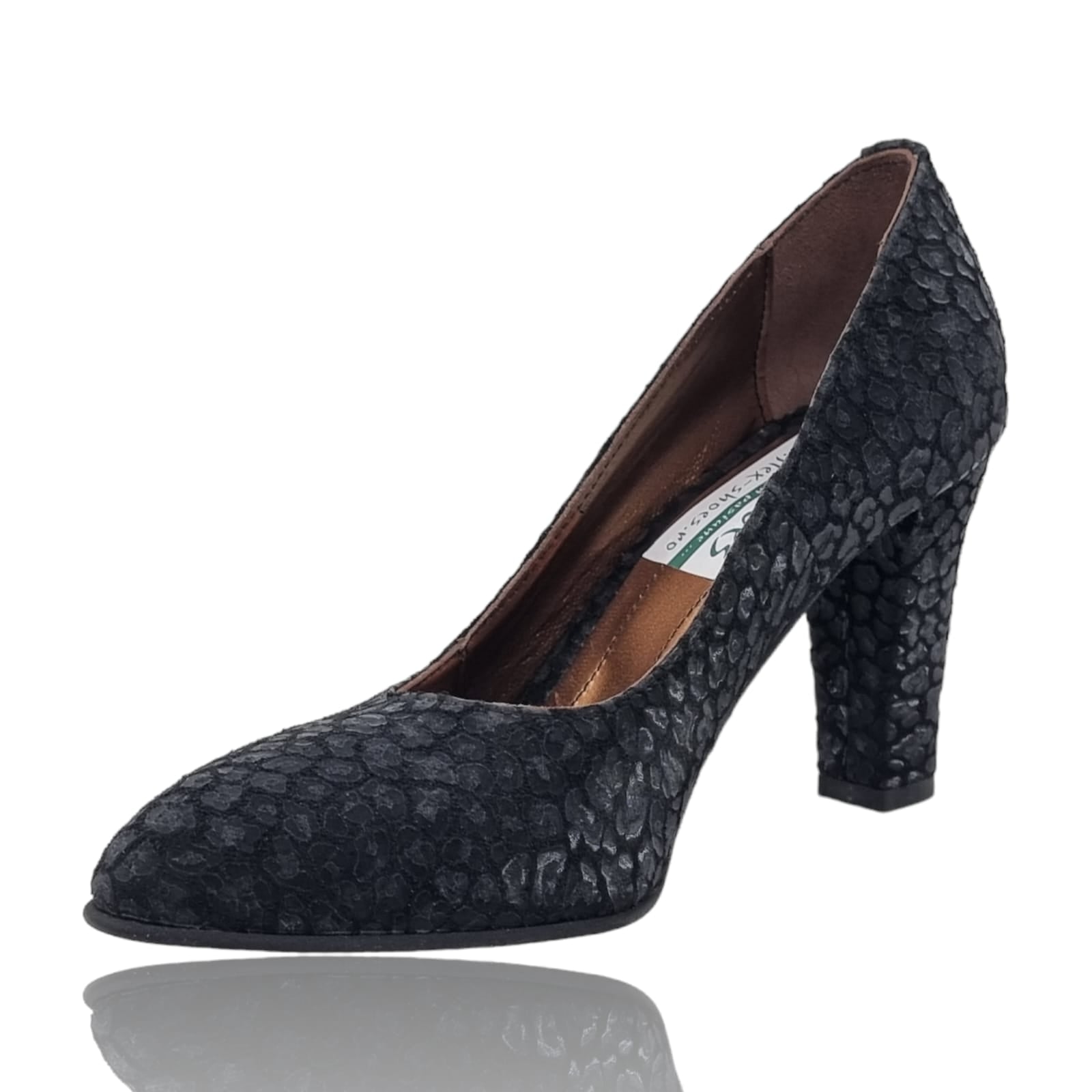 Pantofi Damă Eleganți Din Piele Naturală Neagră 20736