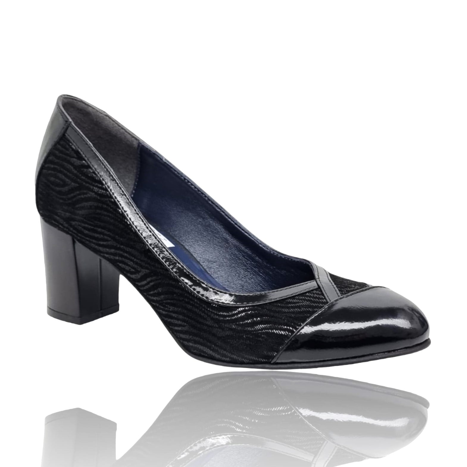 Pantofi Damă Eleganți Din Piele Naturală Neagră 20746