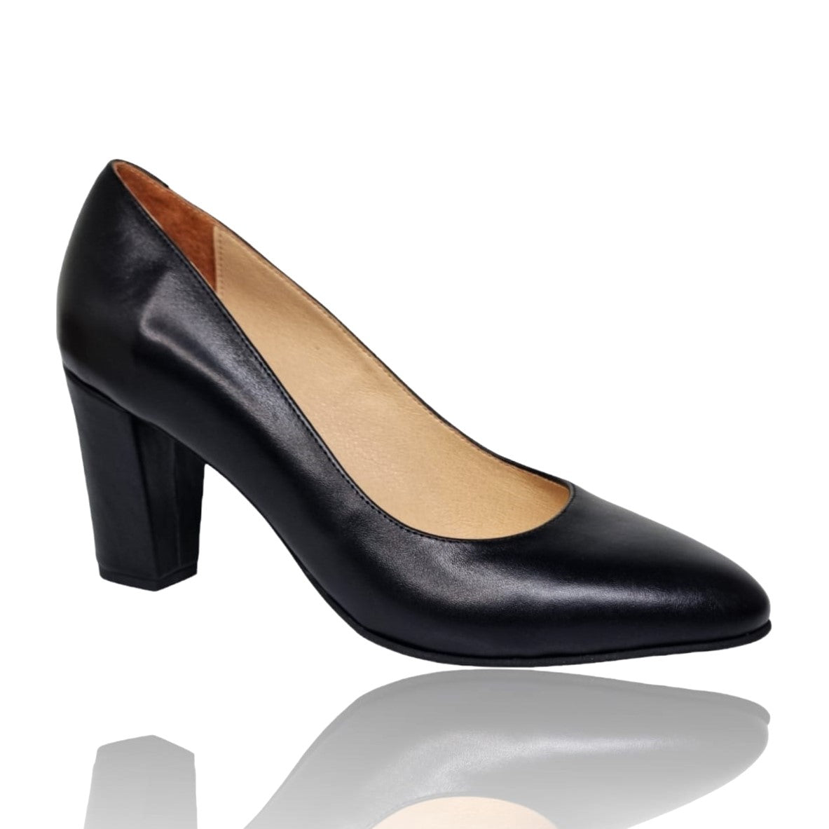 Pantofi Damă Eleganți Din Piele Naturală Neagră 20753