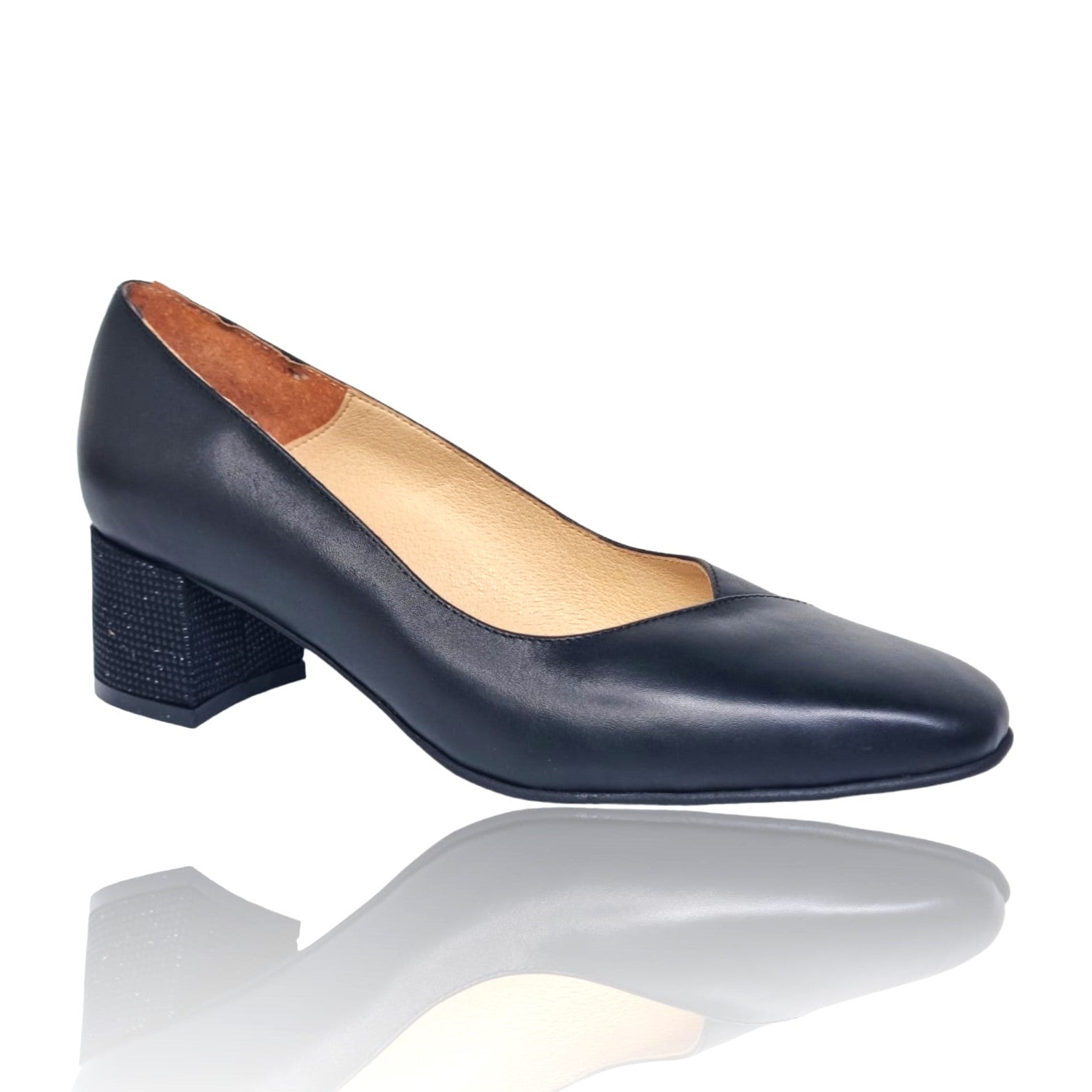 Pantofi Damă Eleganți Din Piele Naturală Neagră 20755