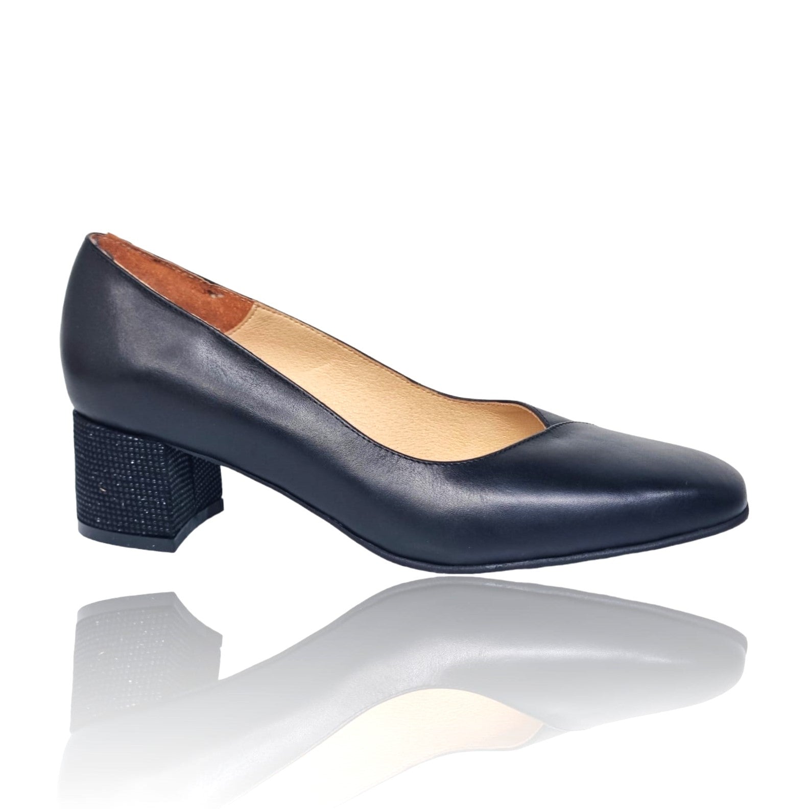 Pantofi Damă Eleganți Din Piele Naturală Neagră 20755