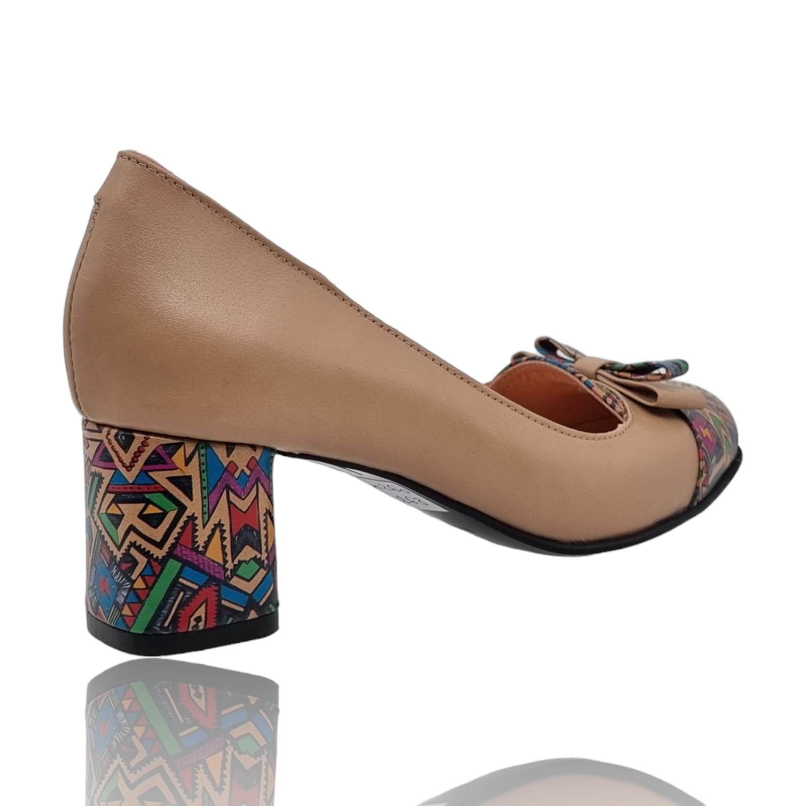 Pantofi Damă Eleganți Din Piele Naturală Capucino 20761
