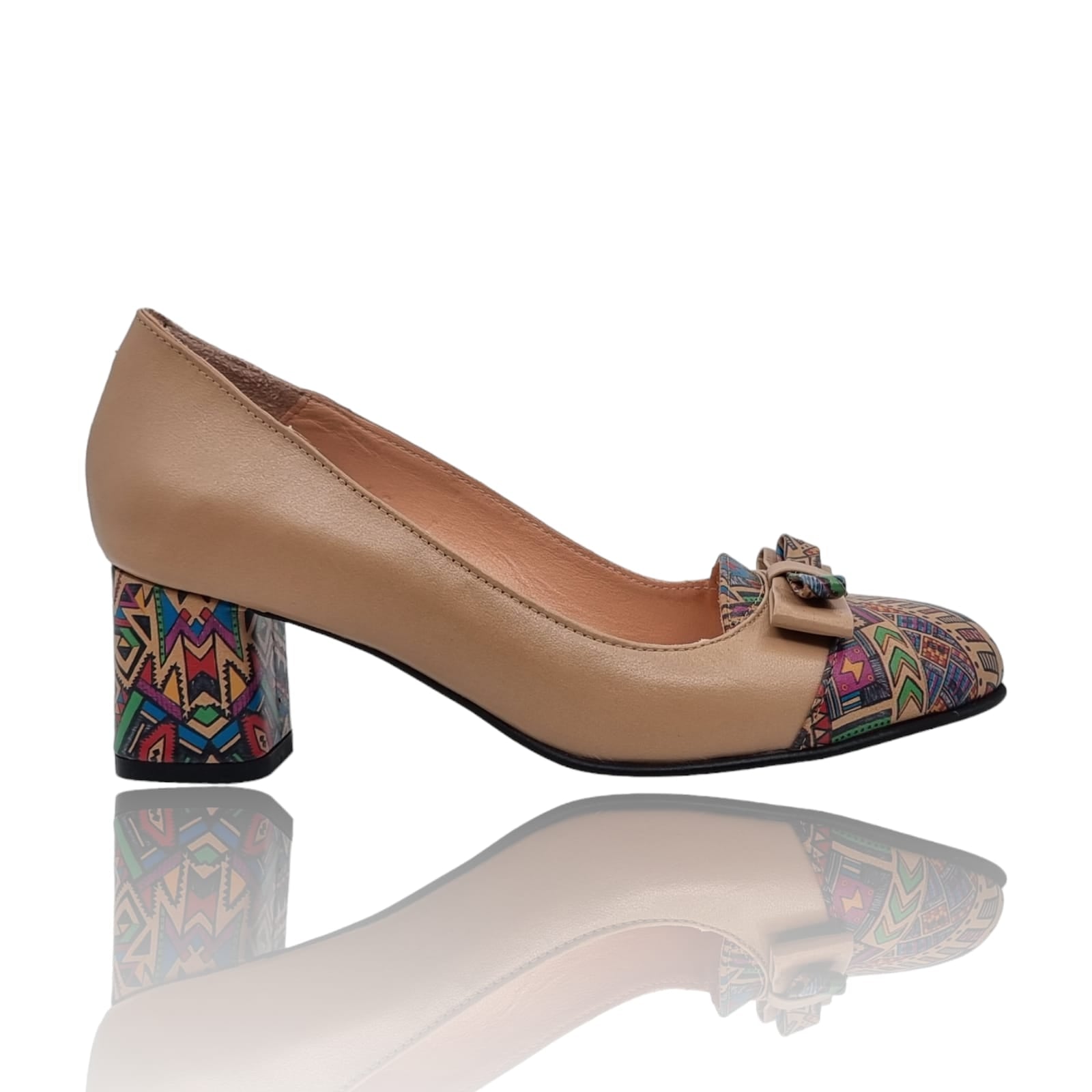 Pantofi Damă Eleganți Din Piele Naturală Capucino 20761