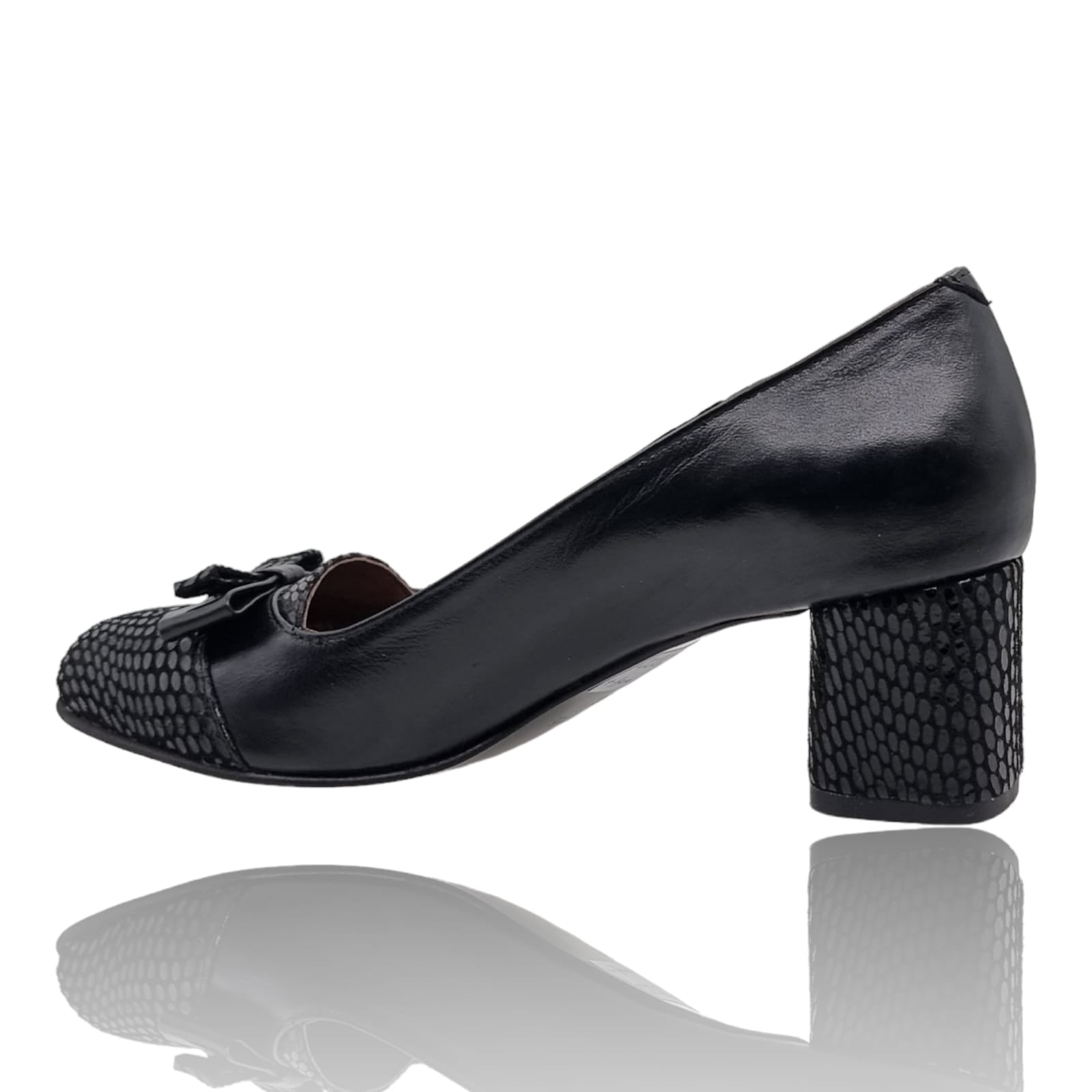 Pantofi Damă Eleganți Din Piele Naturală Neagră 20763