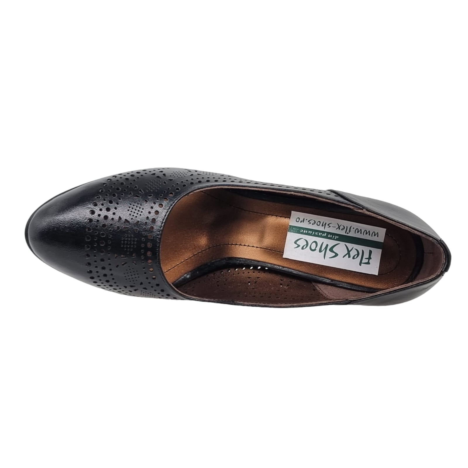 Pantofi Damă Eleganți Din Piele Naturală Neagră 20767