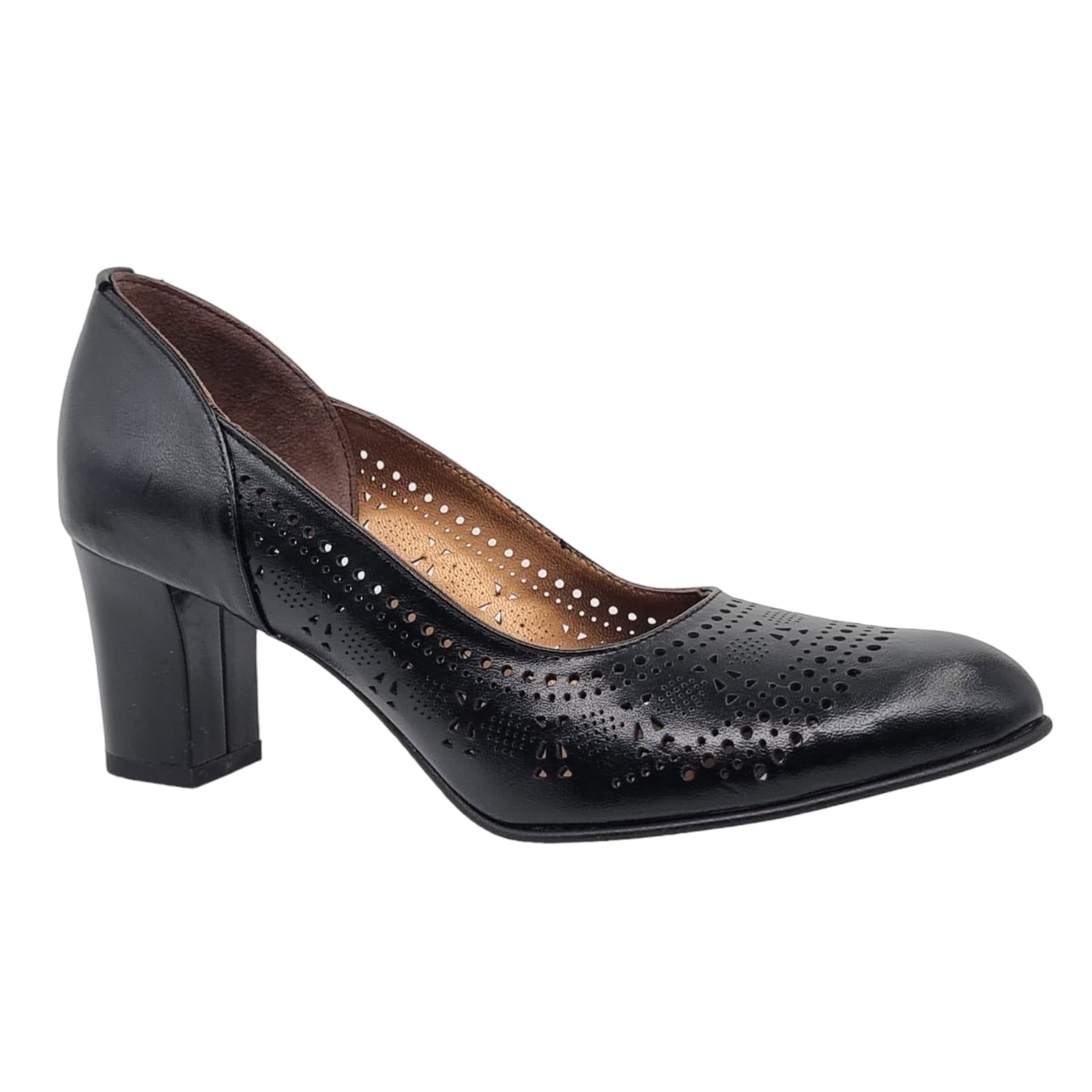 Pantofi Damă Eleganți Din Piele Naturală Neagră 20767
