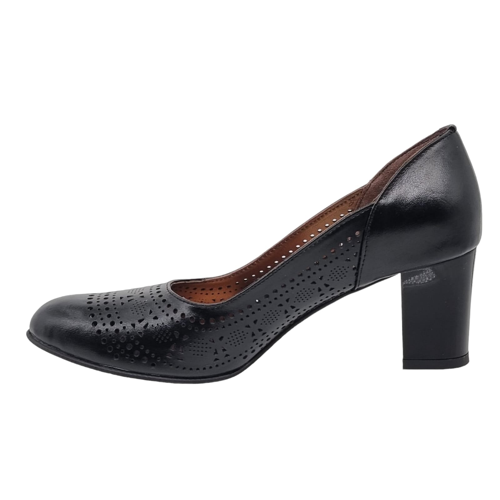 Pantofi Damă Eleganți Din Piele Naturală Neagră 20767