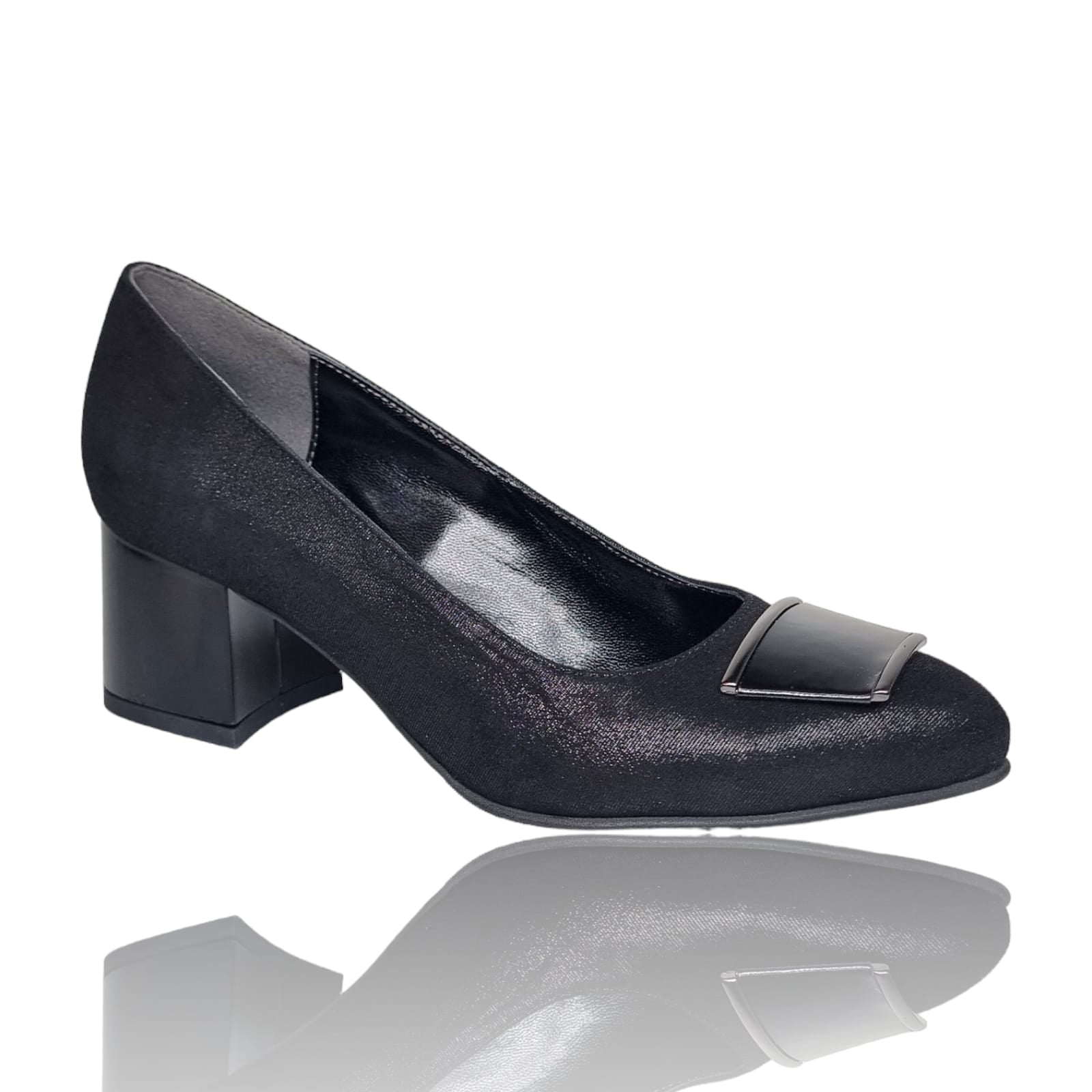 Pantofi Damă Eleganți Din Piele Naturală Neagră 20772