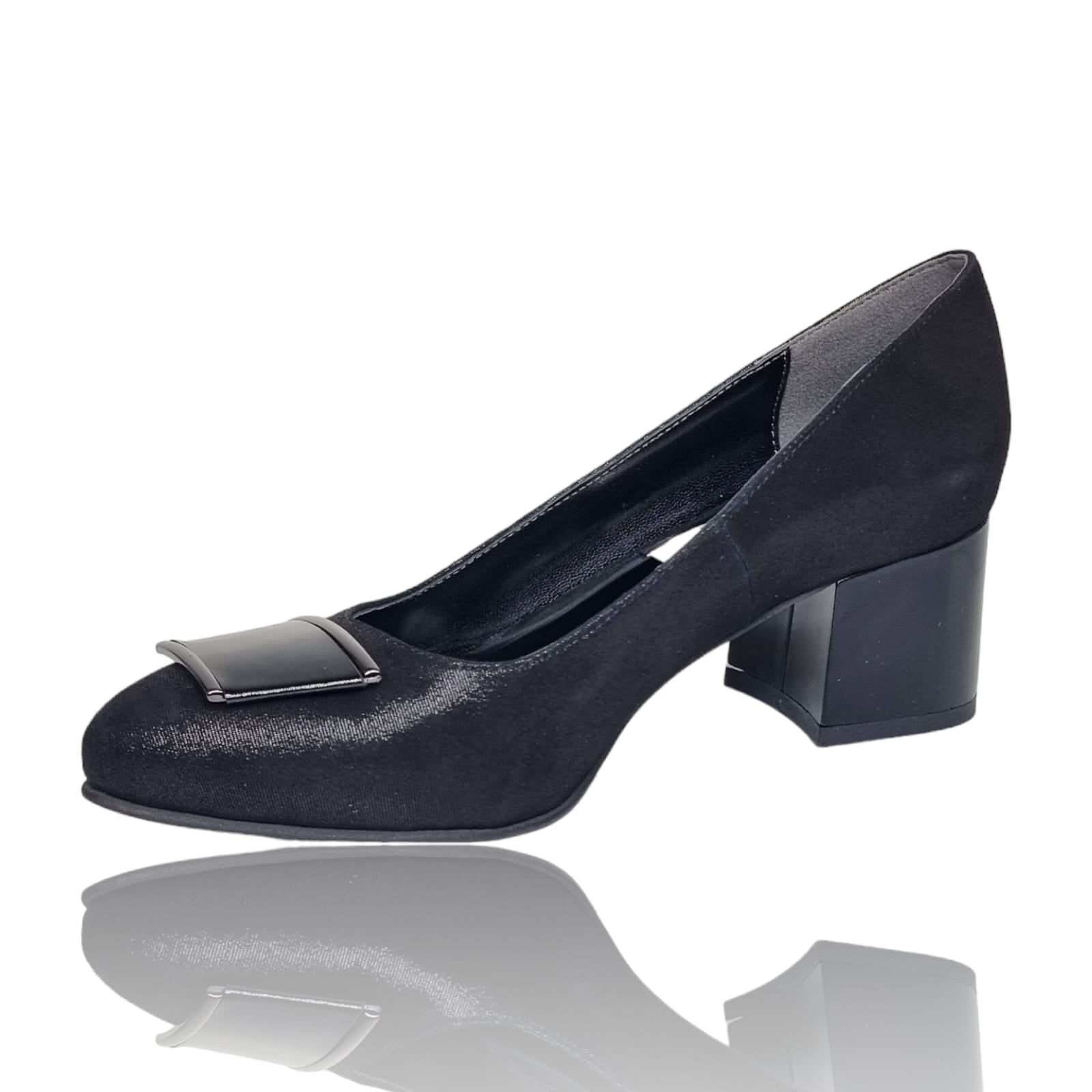 Pantofi Damă Eleganți Din Piele Naturală Neagră 20772