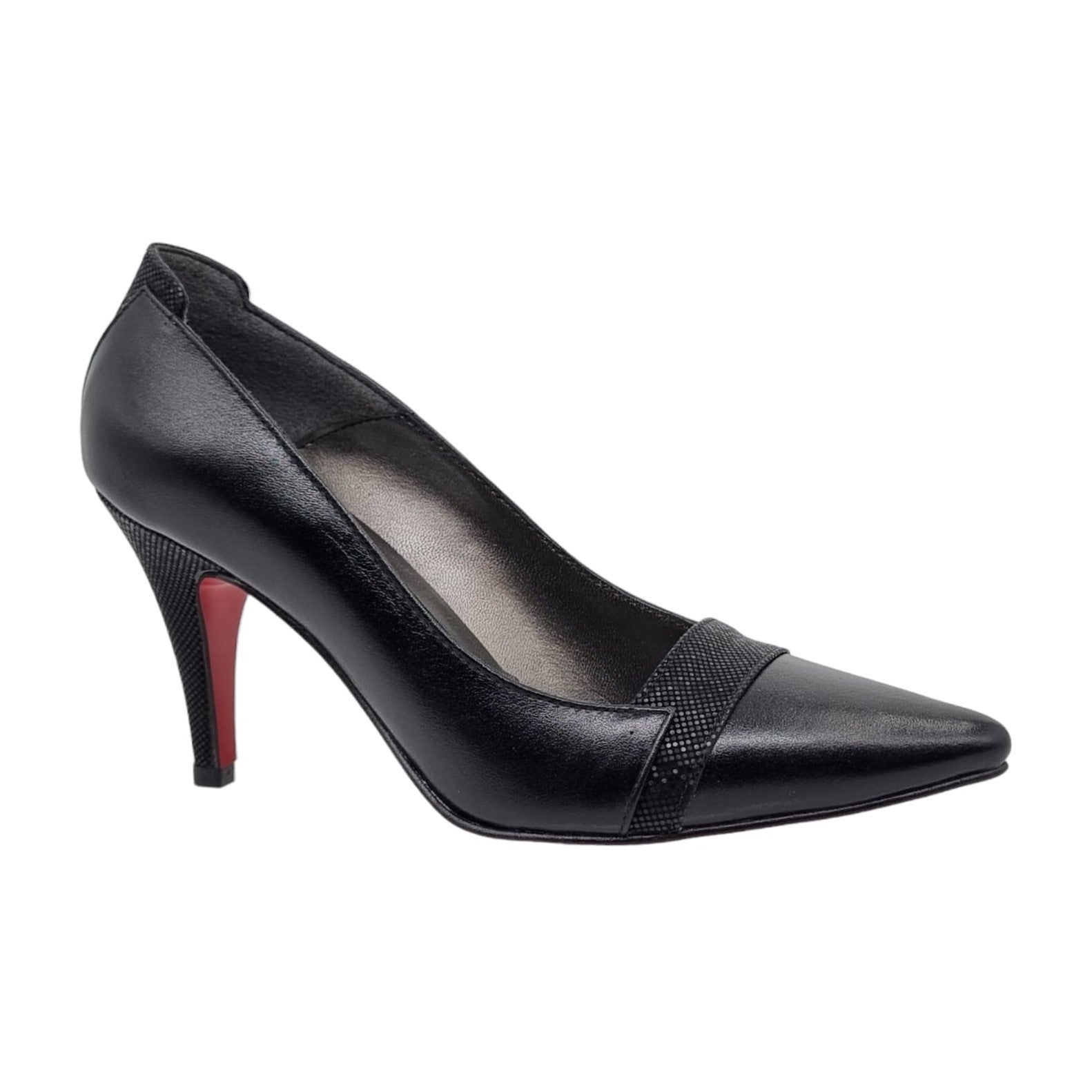 Pantofi Damă Eleganți Din Piele Naturală Neagră 20774