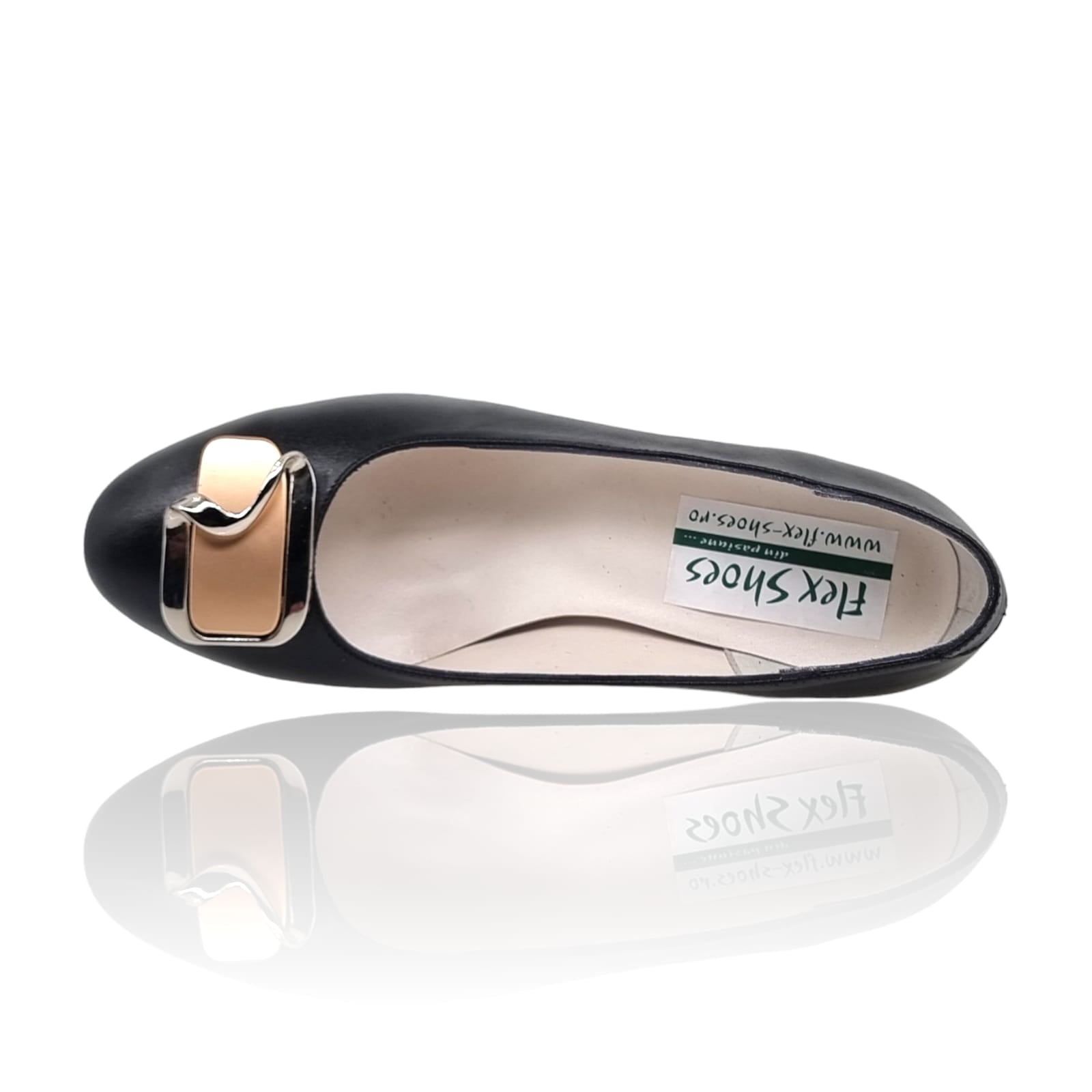 Pantofi Damă Eleganți Din Piele Naturală Neagră 20775