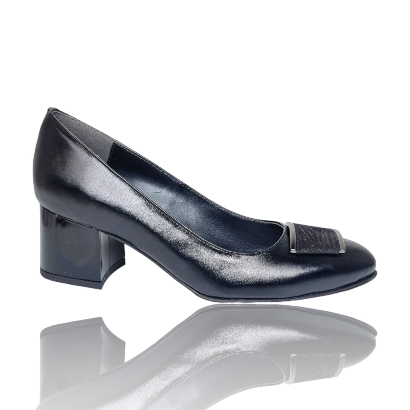 Pantofi Damă Eleganți Din Piele Naturală Neagră 20778