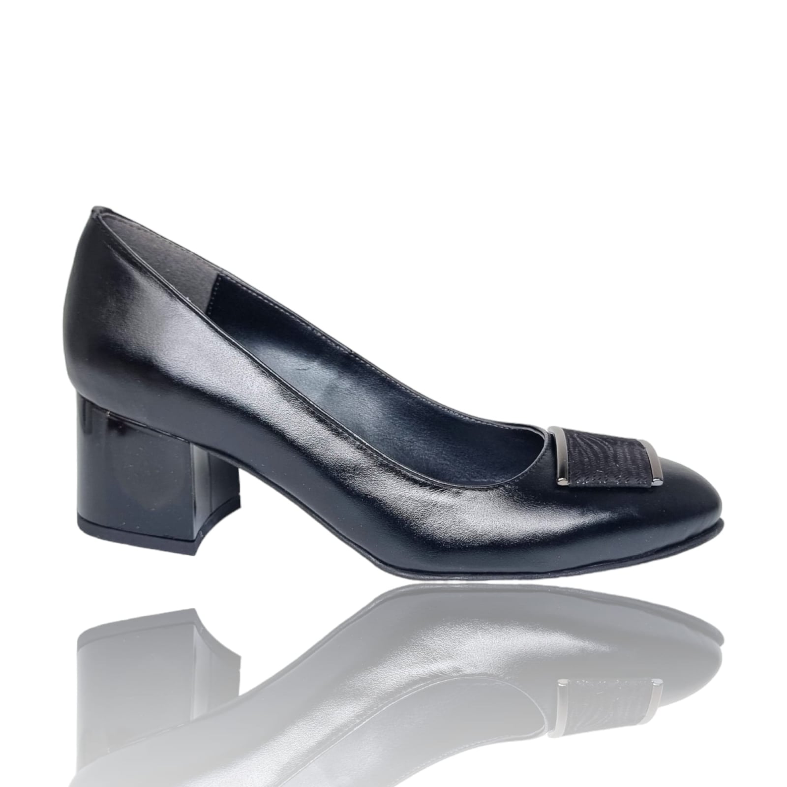 Pantofi Damă Eleganți Din Piele Naturală Neagră 20778