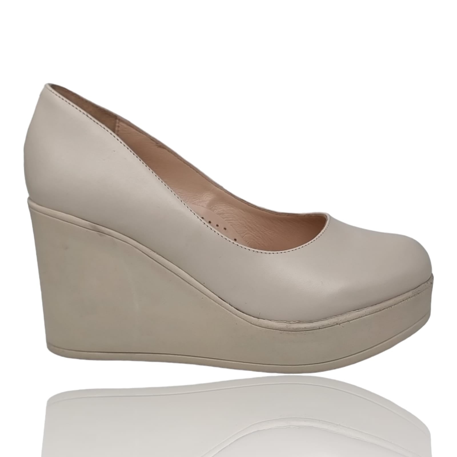 Pantofi Damă Eleganți Din Piele Naturală Albă 20783