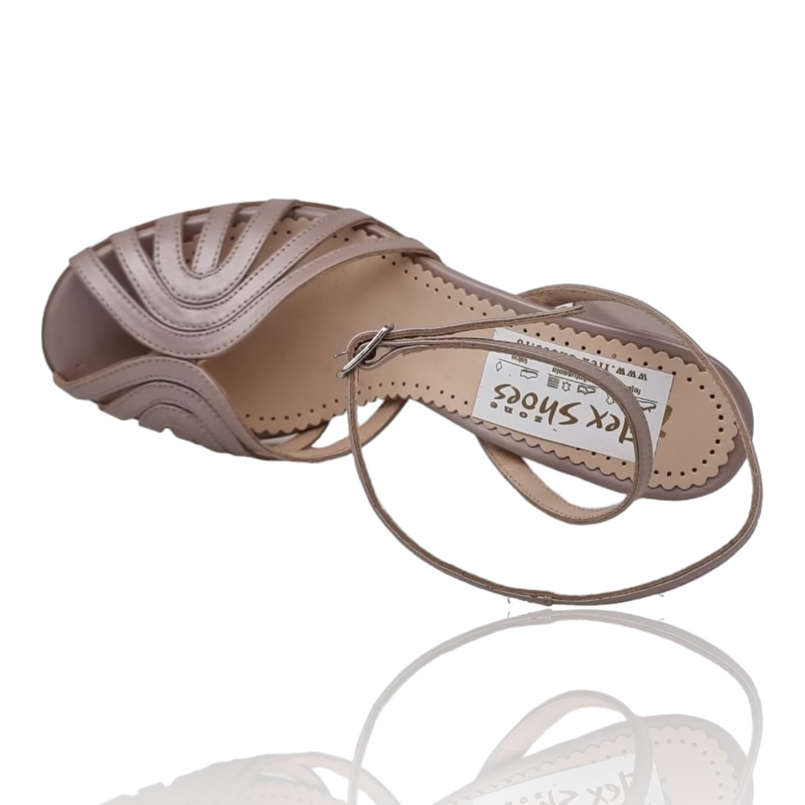 Pantofi Damă Eleganți Din Piele Naturală Nude 20794
