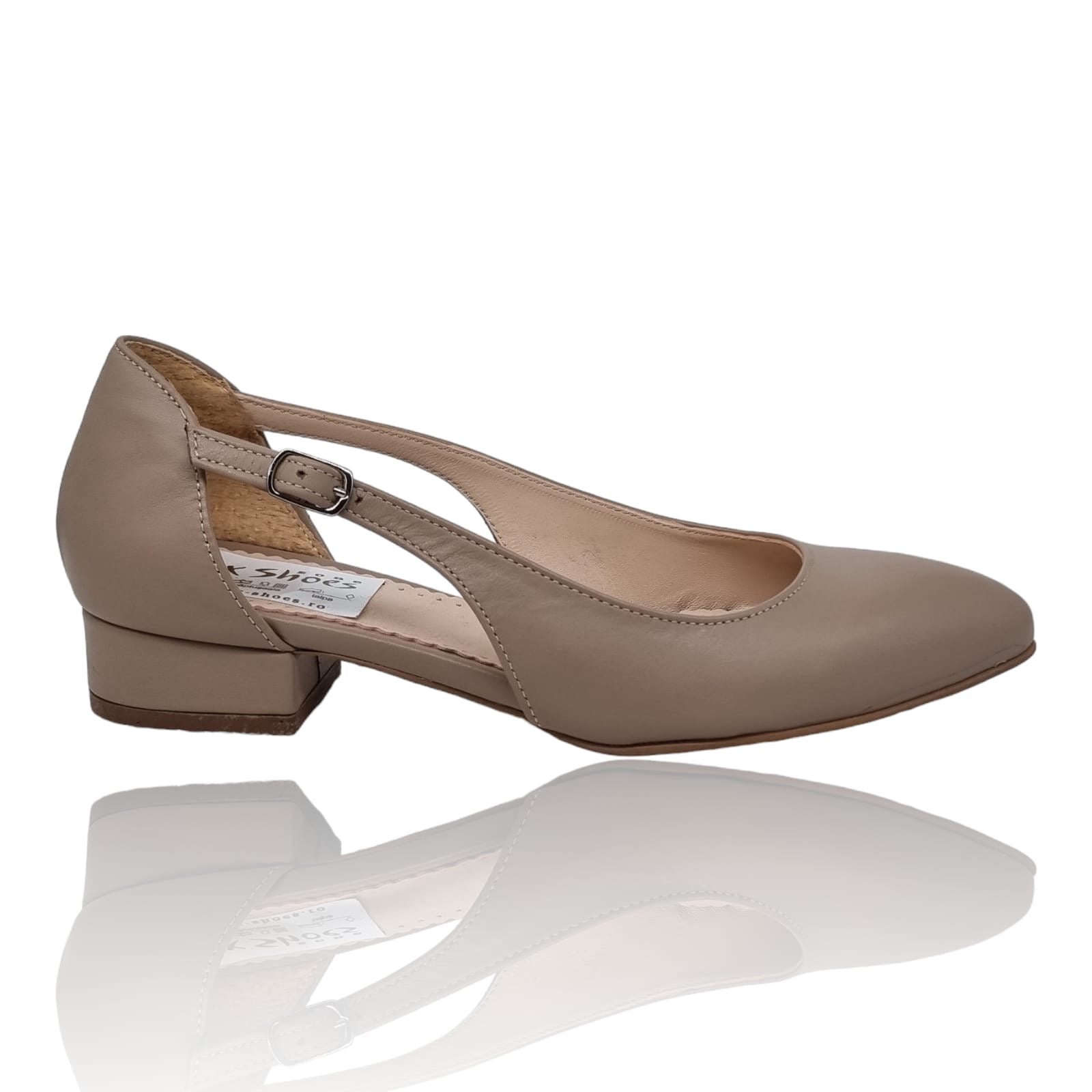Balerine Damă Din Piele Naturală Bej 20263