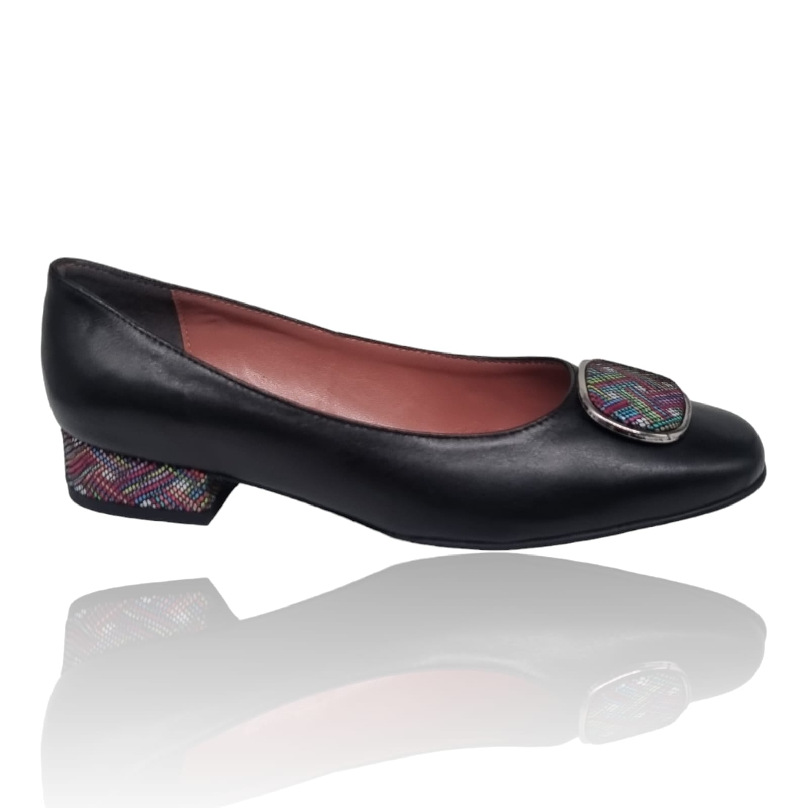 Pantofi Damă Eleganți Din Piele Naturală Neagră 20822