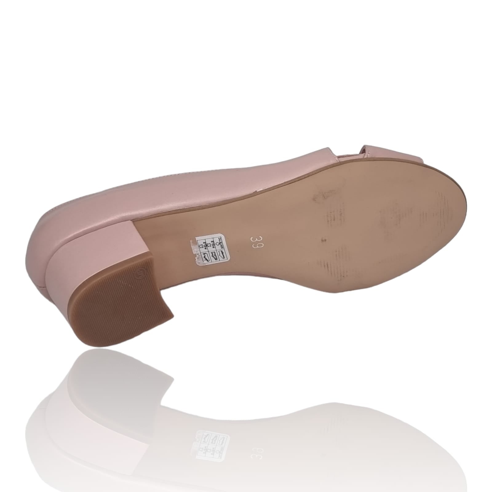 Pantofi Damă Eleganți Din Piele Naturală Nude 20500