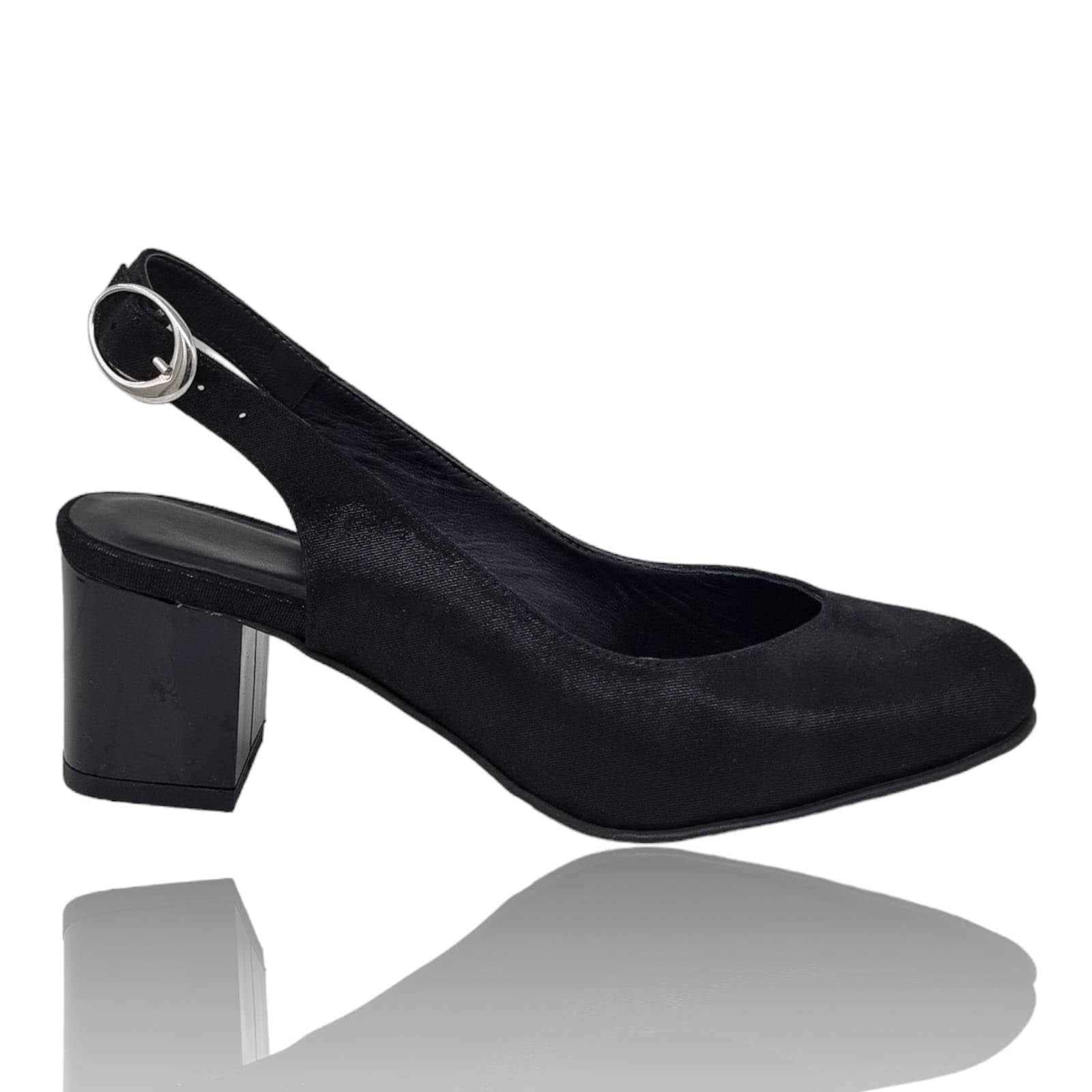 Pantofi Damă Eleganți Din Piele Naturală Neagră 20490