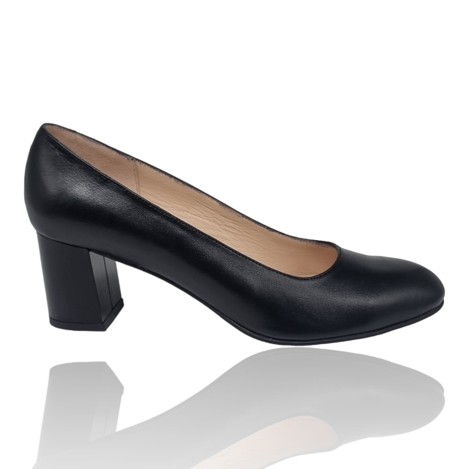 Pantofi Damă Eleganți Din Piele Naturală Neagră 20825