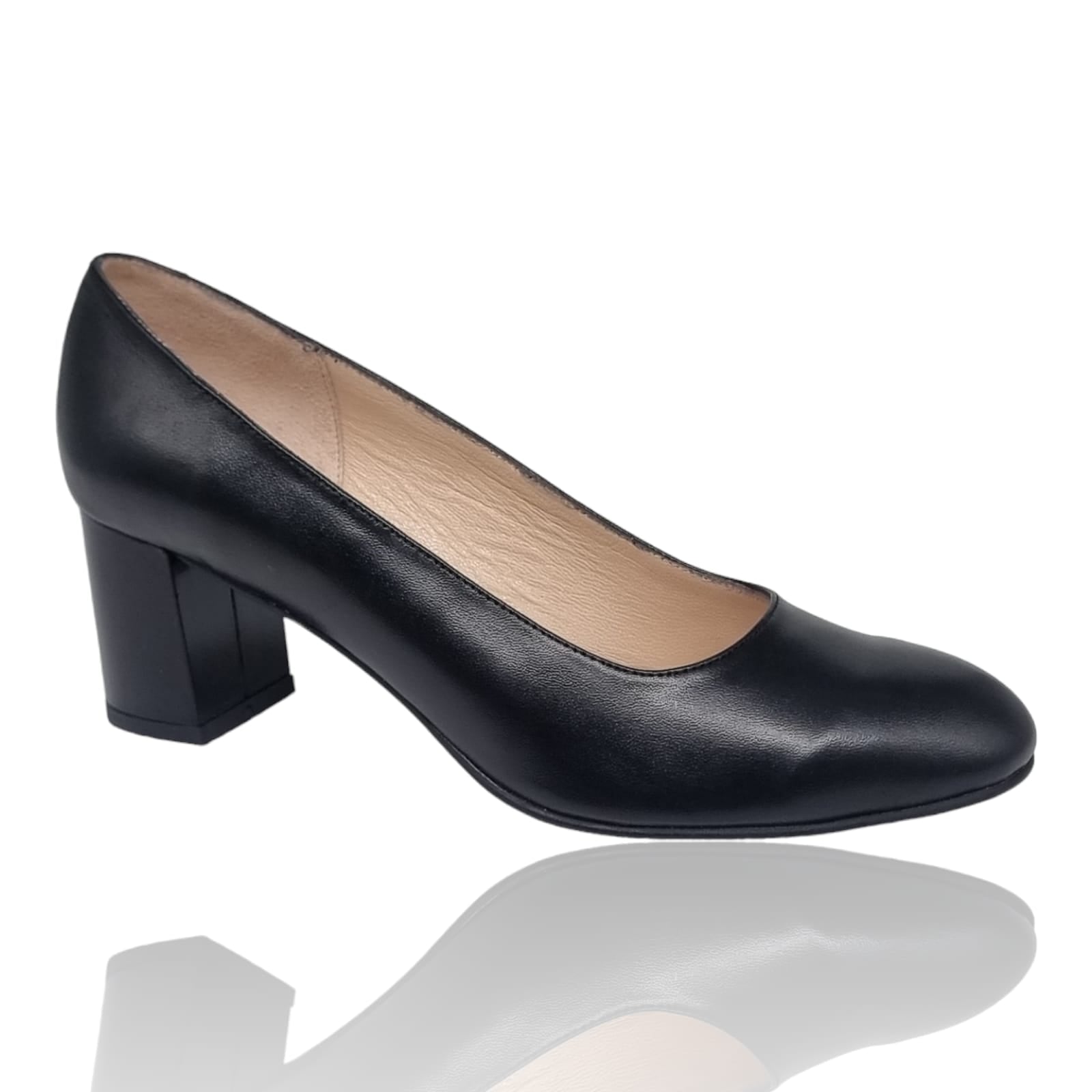 Pantofi Damă Eleganți Din Piele Naturală Neagră 20825