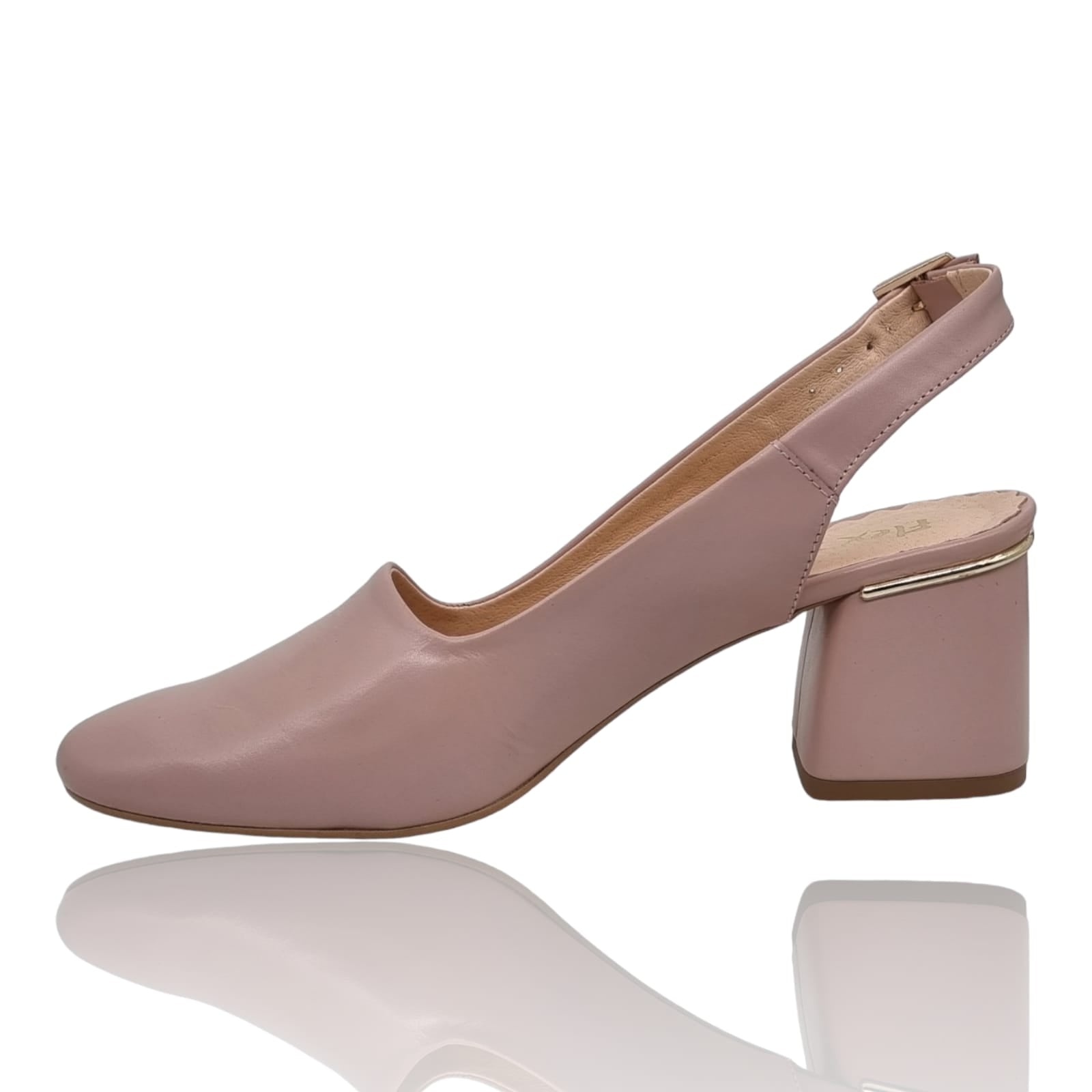 Pantofi Damă Eleganți Din Piele Naturală Capucino 20496