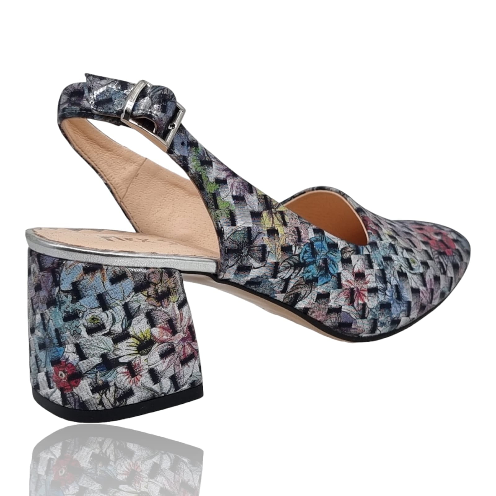 Pantofi Damă Eleganți Din Piele Naturală Gri Imp Fl 20498
