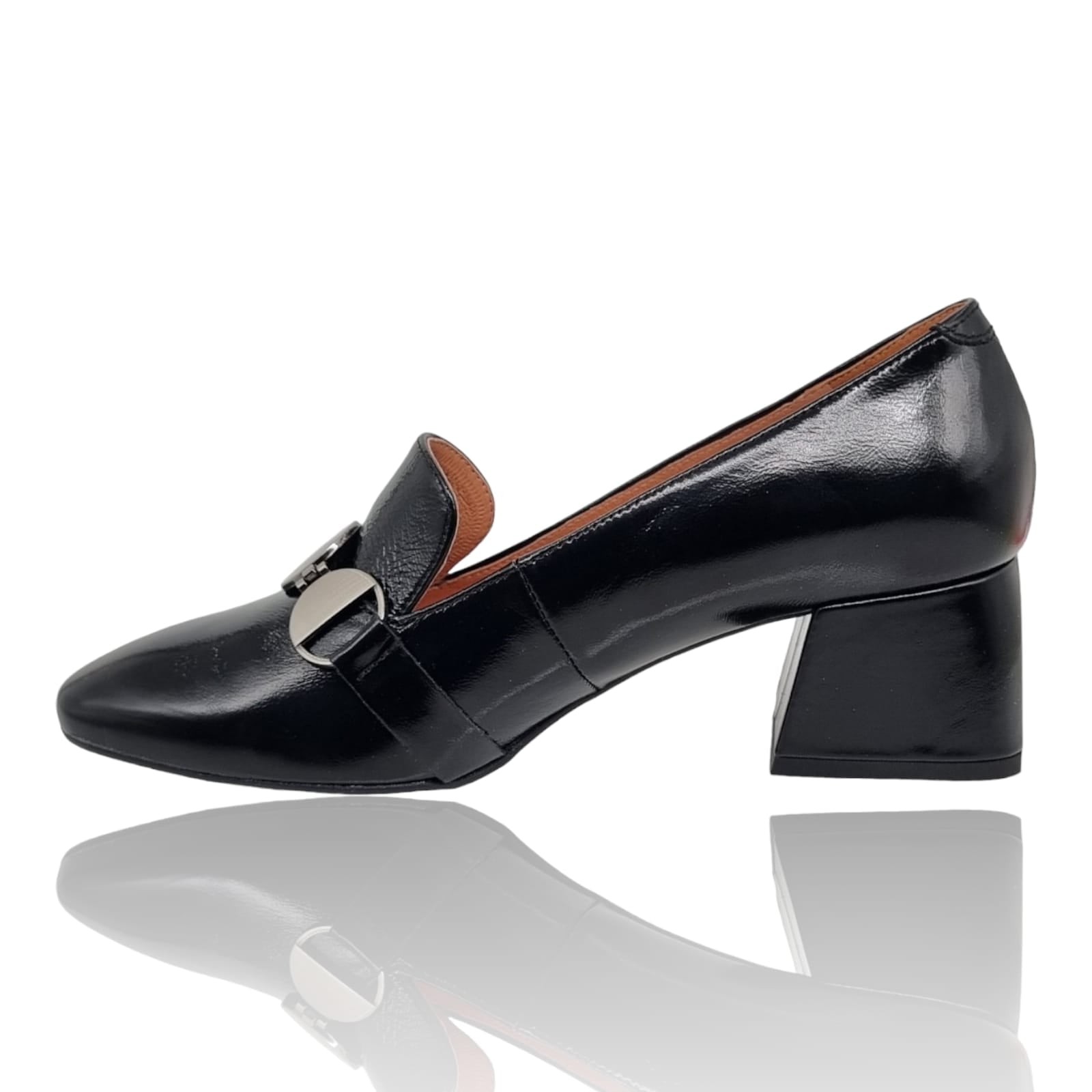 Pantofi Damă Eleganți Din Piele Naturală Neagră 20820