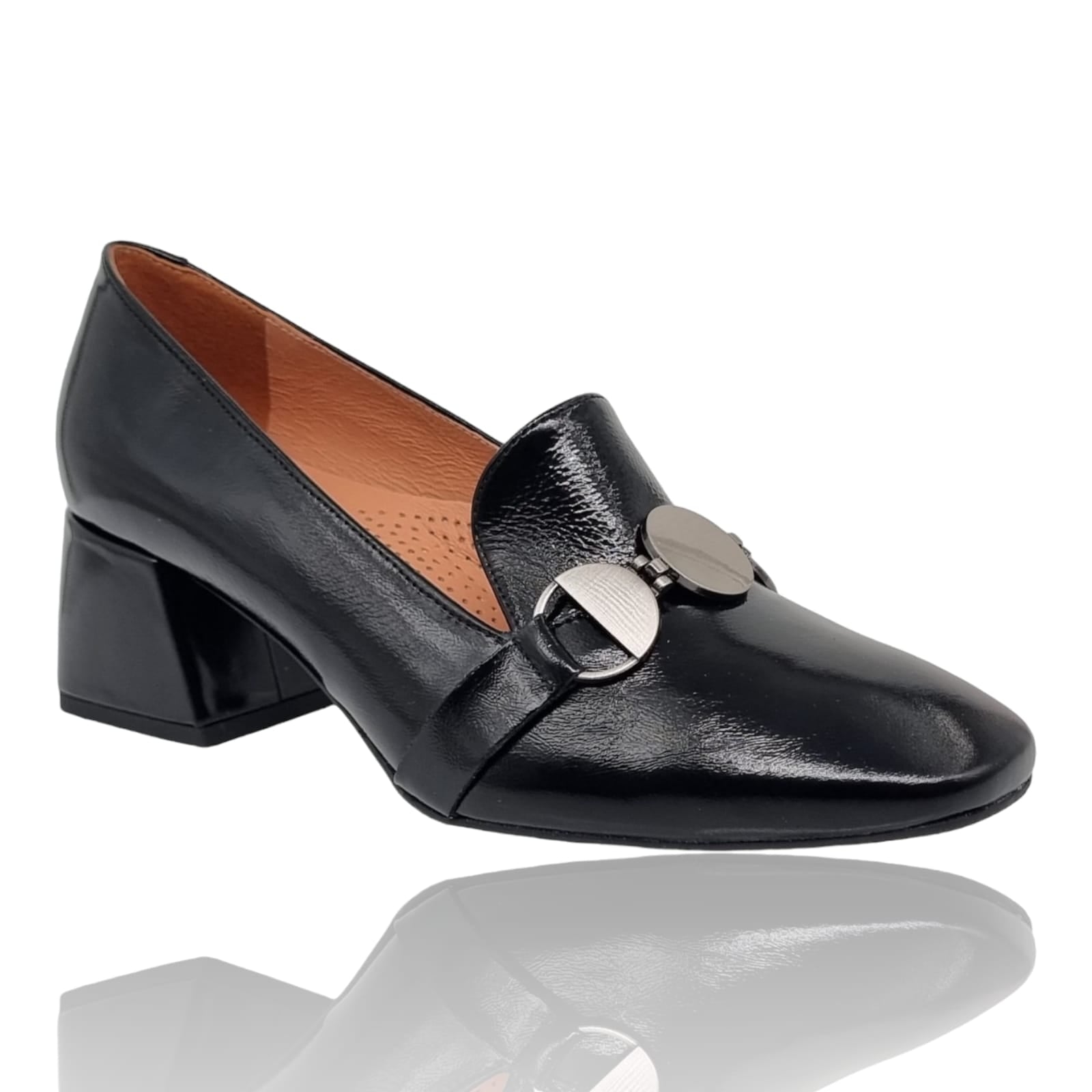 Pantofi Damă Eleganți Din Piele Naturală Neagră 20820