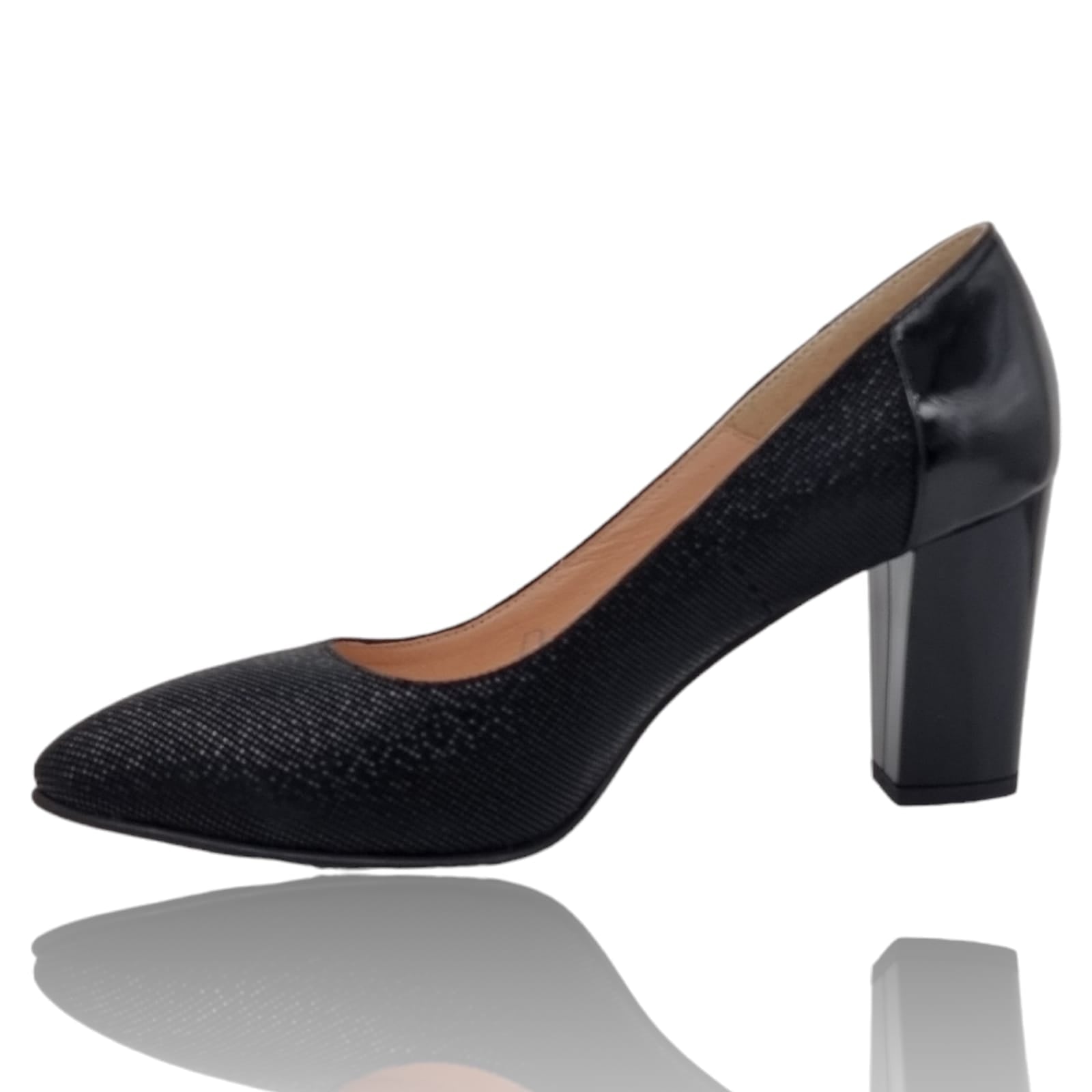 Pantofi Damă Eleganți Din Piele Naturală Neagră 20326