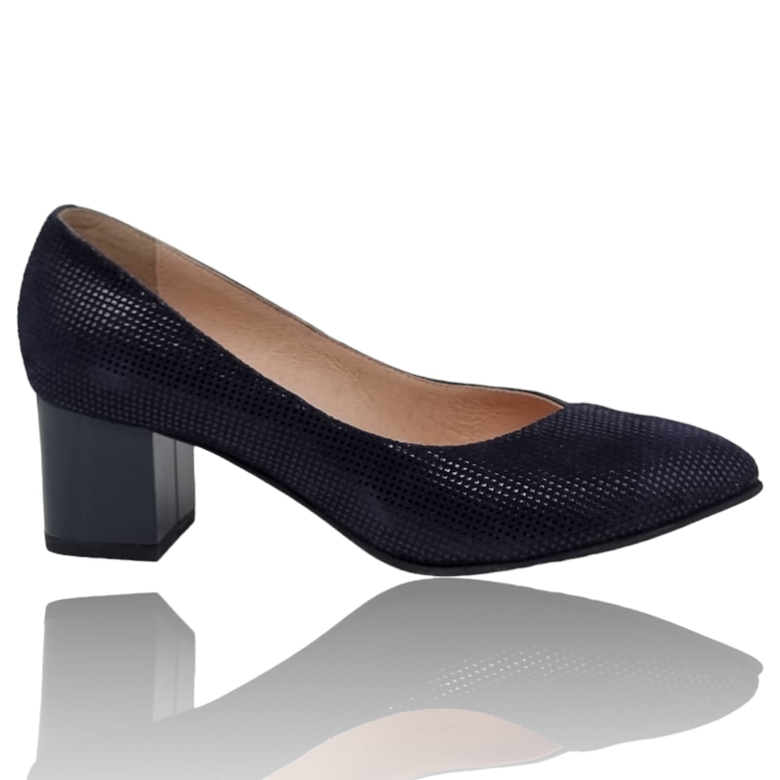 Pantofi Damă Eleganți Din Piele Naturală Neagră Glit 20334