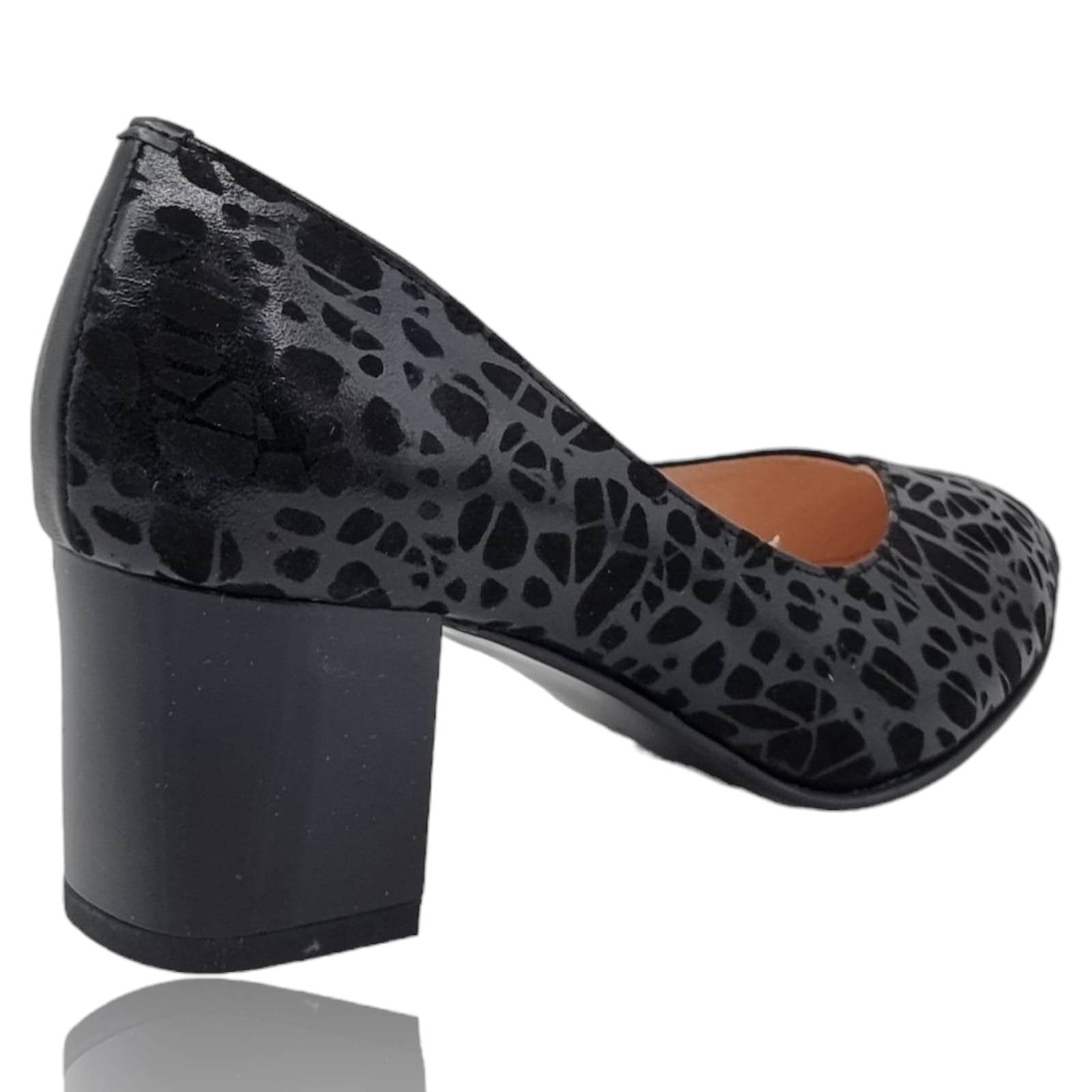 Pantofi Damă Eleganți Din Piele Naturală Neagră Imp 20335