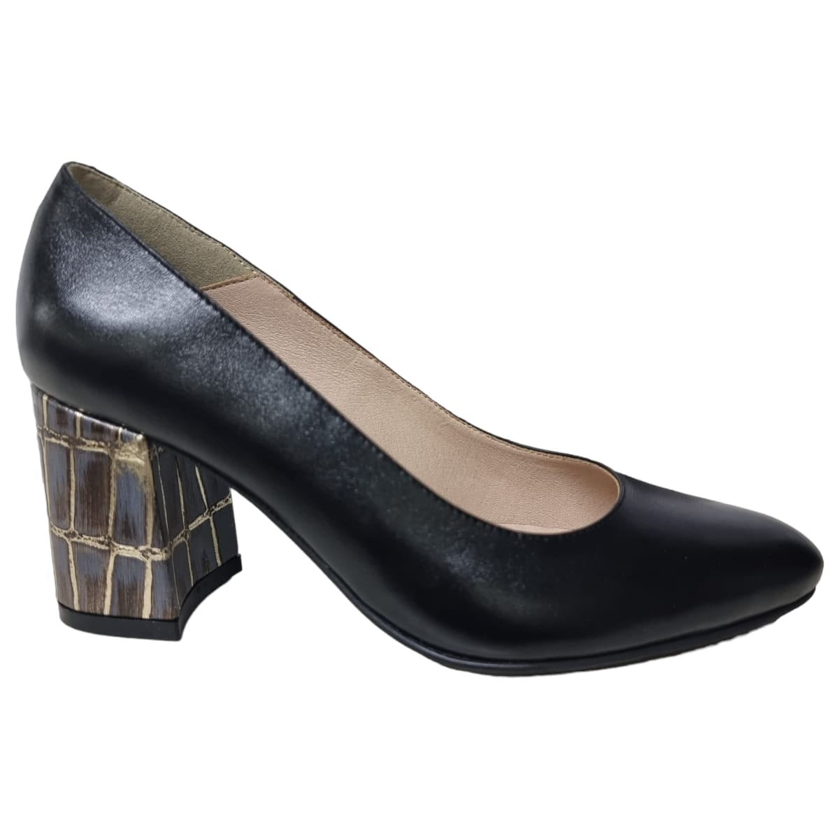 Pantofi Damă Eleganți Din Piele Naturală Neagră Zid 20230