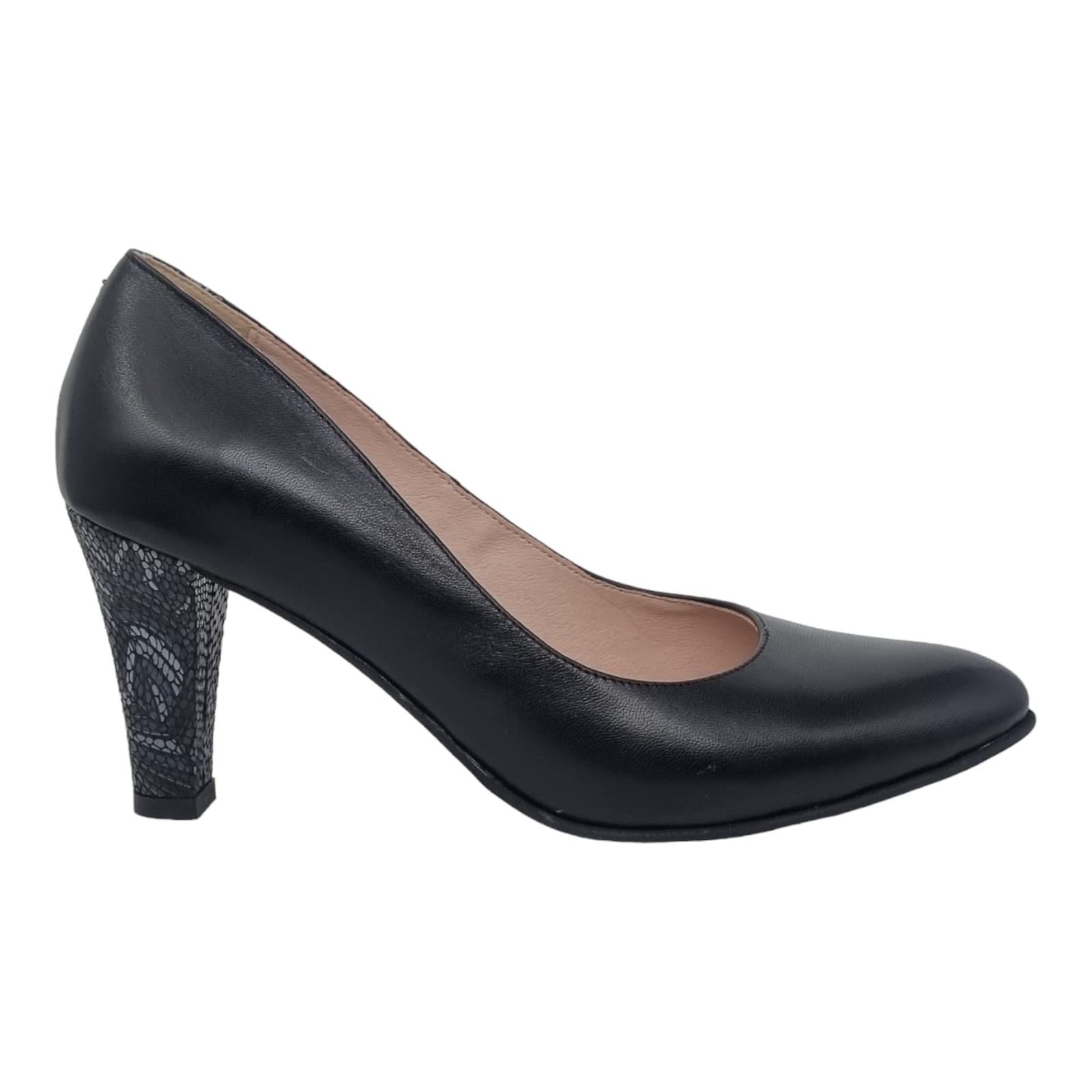 Pantofi Damă Eleganți Din Piele Naturală Negru 20235