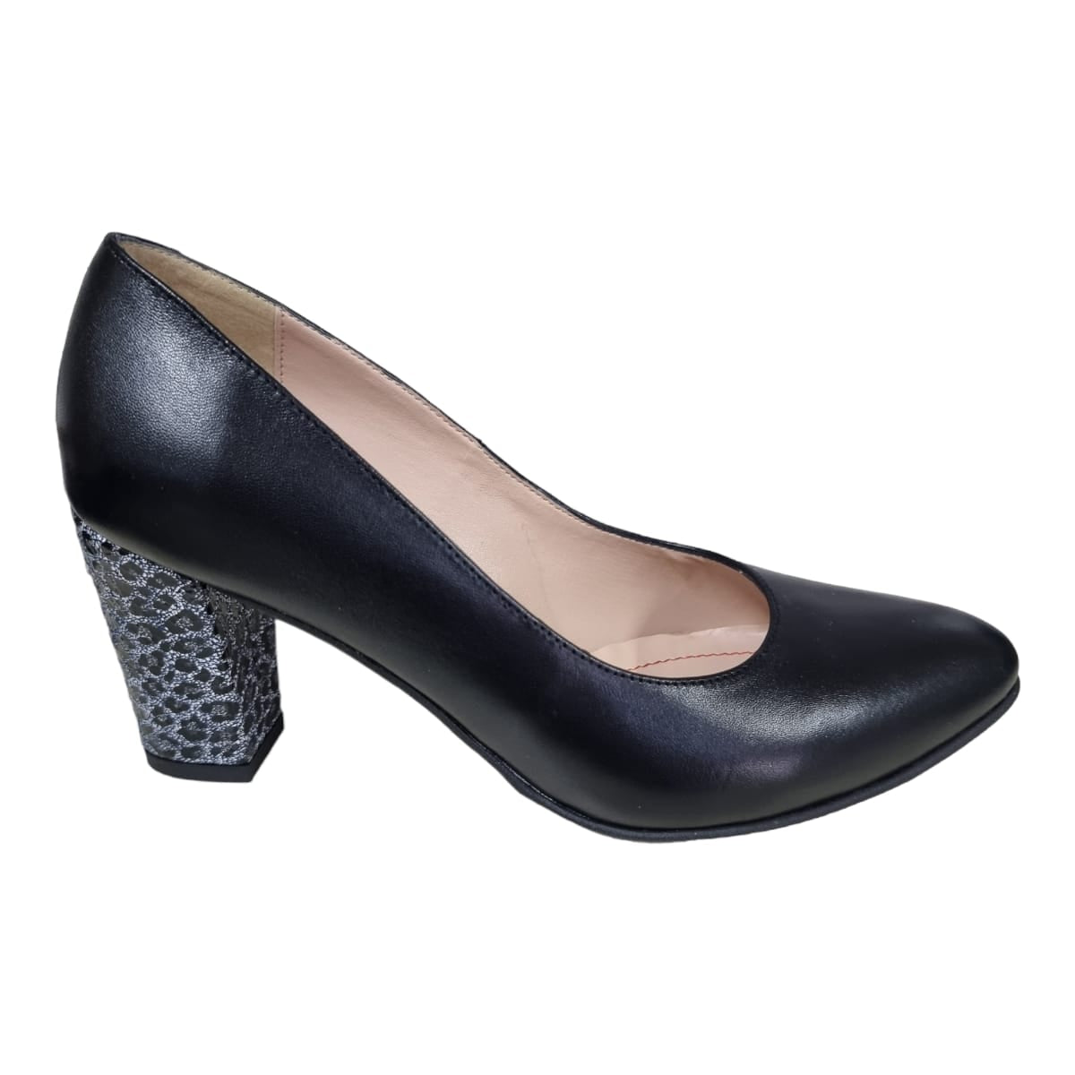 Pantofi Damă Eleganți Din Piele Naturală Neagră 20241