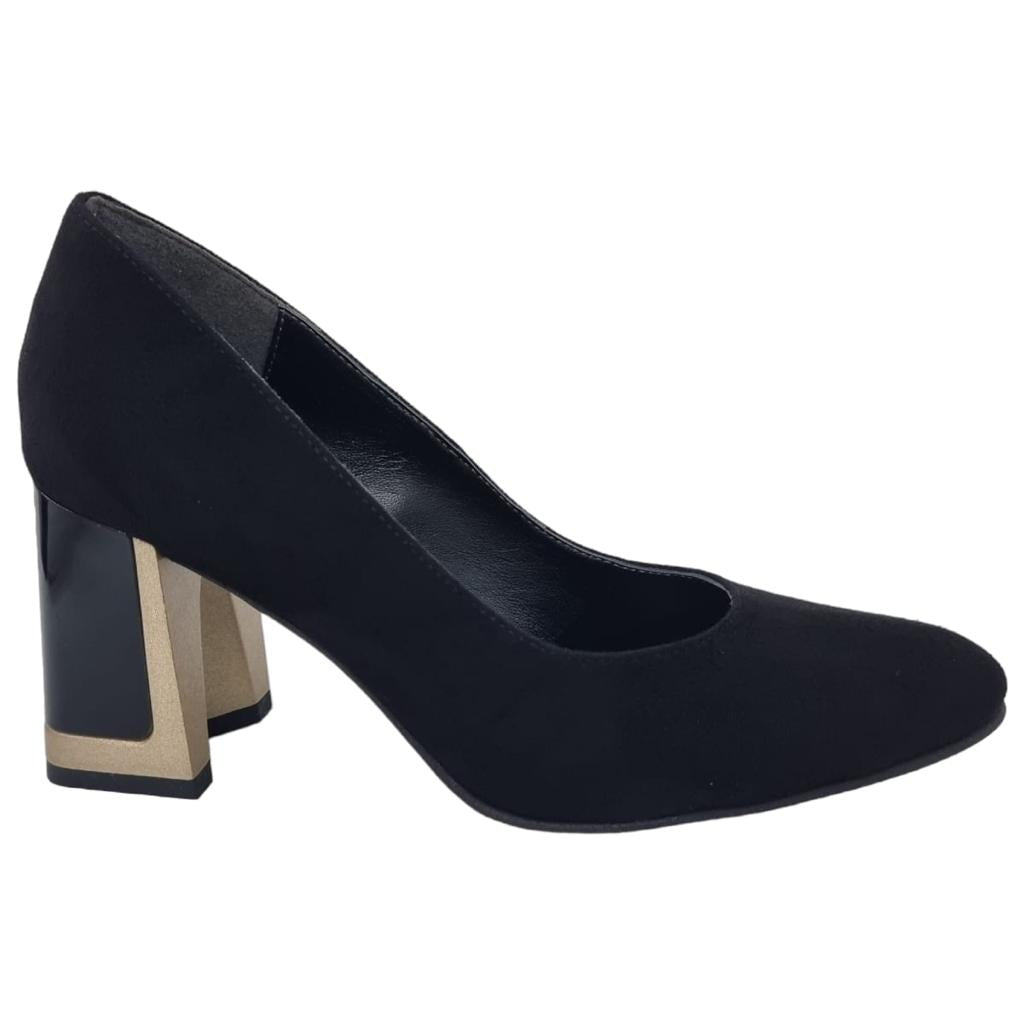 Pantofi Damă Eleganți Din Piele Naturală Negru 20244