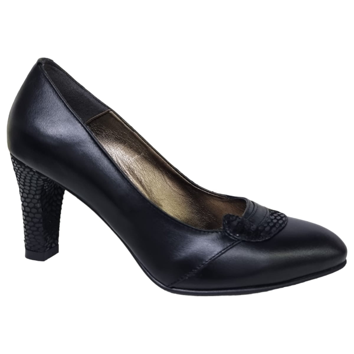 Pantofi Damă Eleganți Din Piele Naturală Neagră 20220