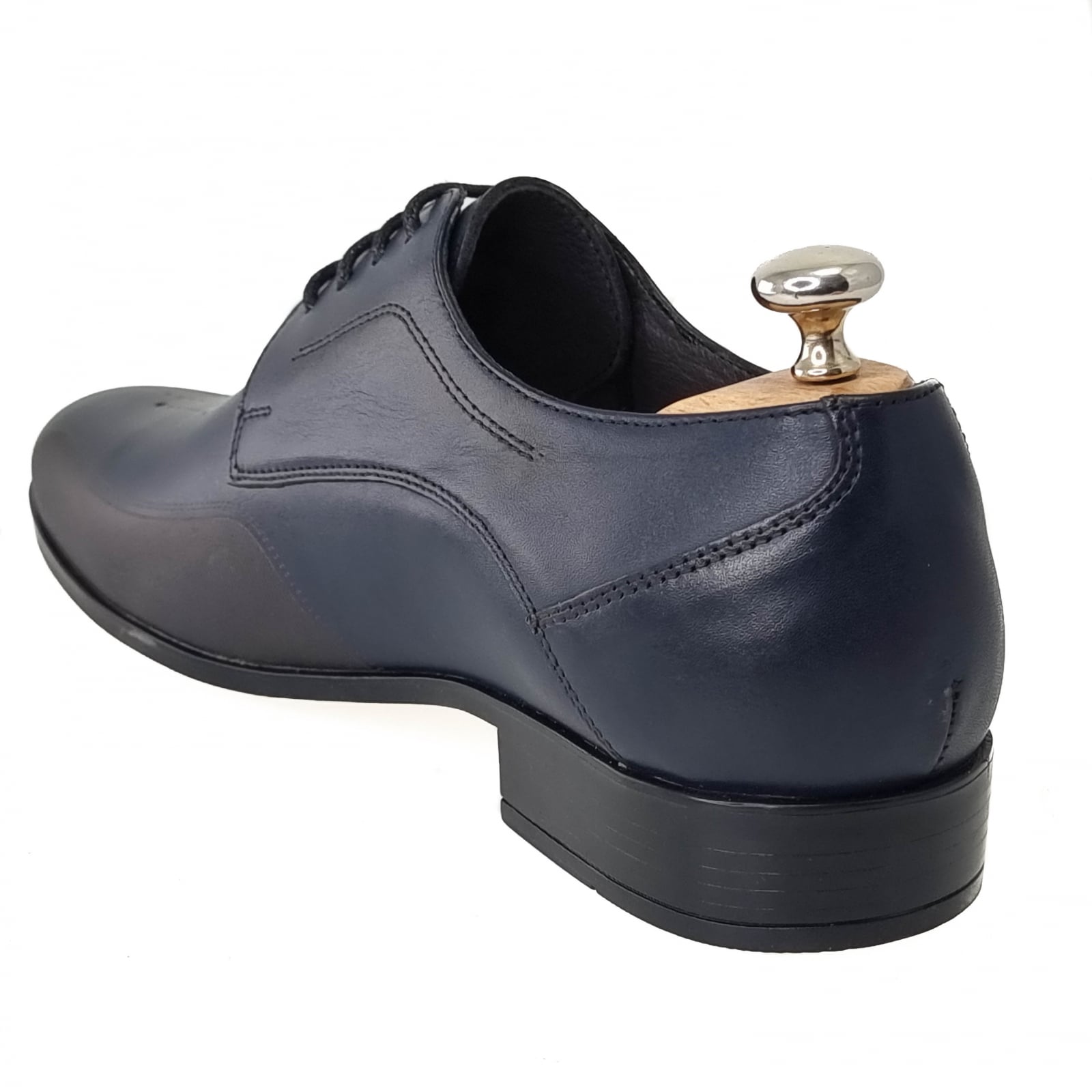 Pantofi Bărbați Eleganți Din Piele Naturală Blue 501