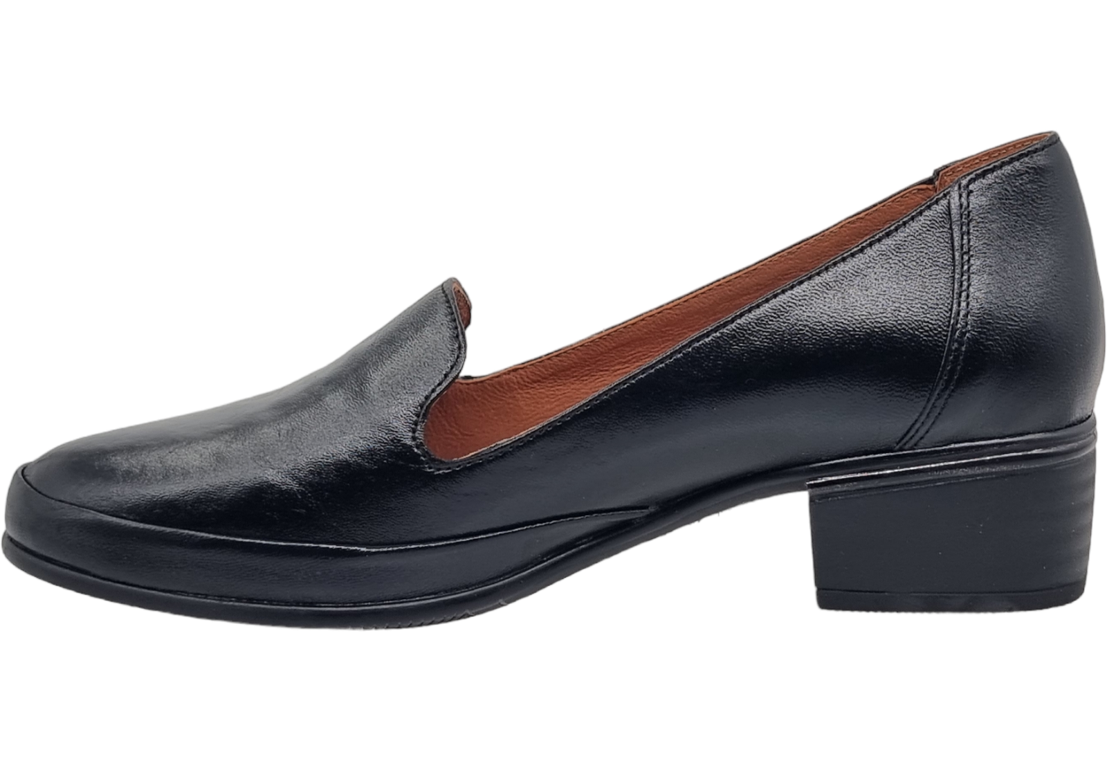 Pantofi Damă Casual Din Piele Naturală Neagra 25184