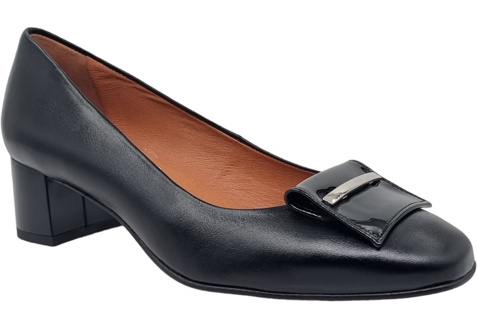 Pantofi Damă Eleganți Din Piele Naturală Neagră 20209