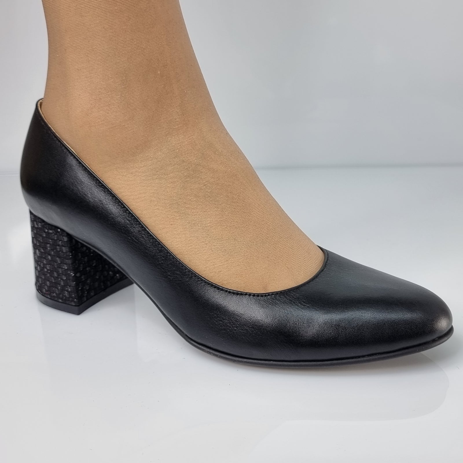 Pantofi Damă Eleganți Din Piele Naturală Neagră 20180