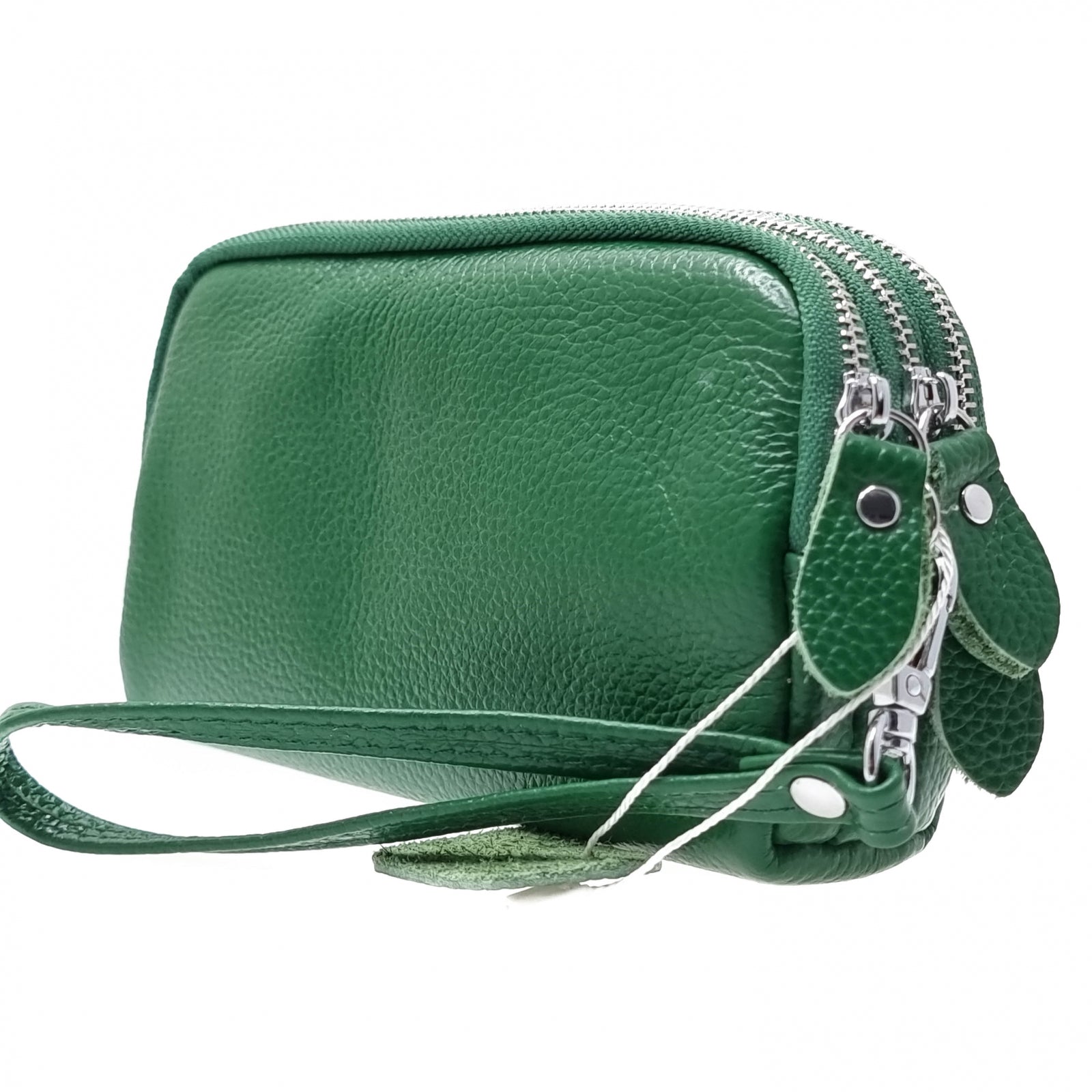 Portofel Damă Din Piele Naturală Verde 56508
